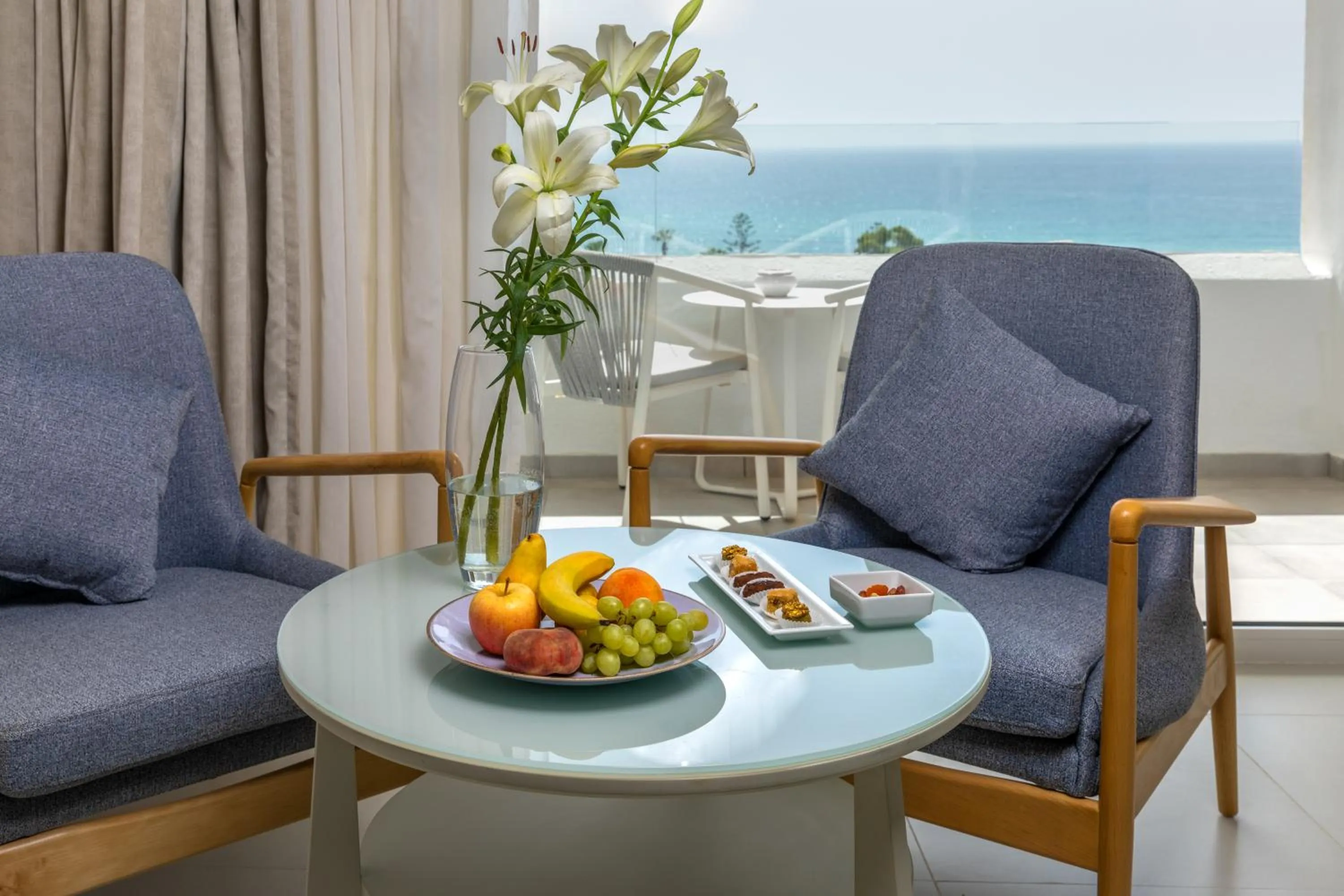 Seating area in Royal Azur Thalassa