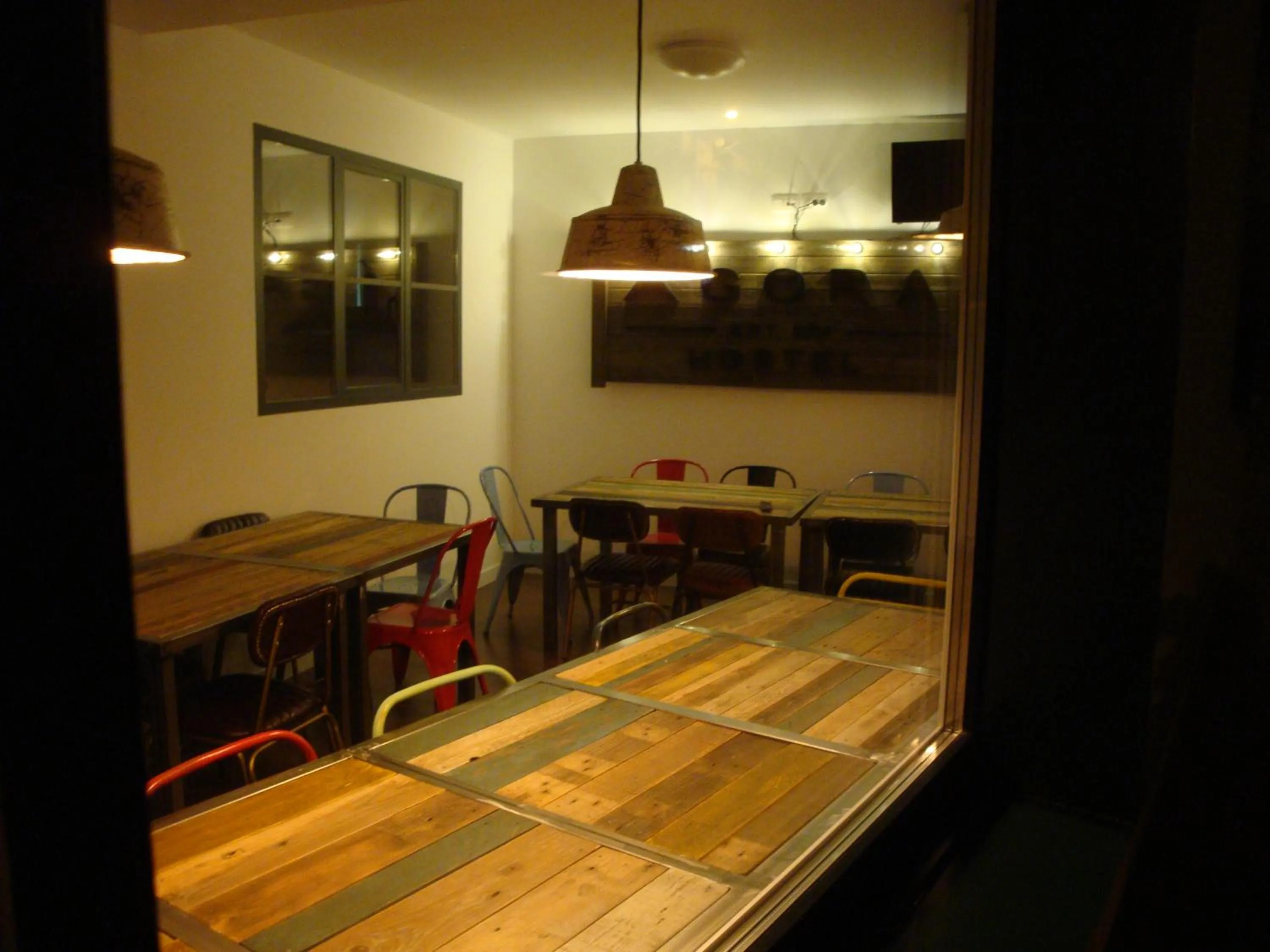 Facade/entrance in Agora Hostel