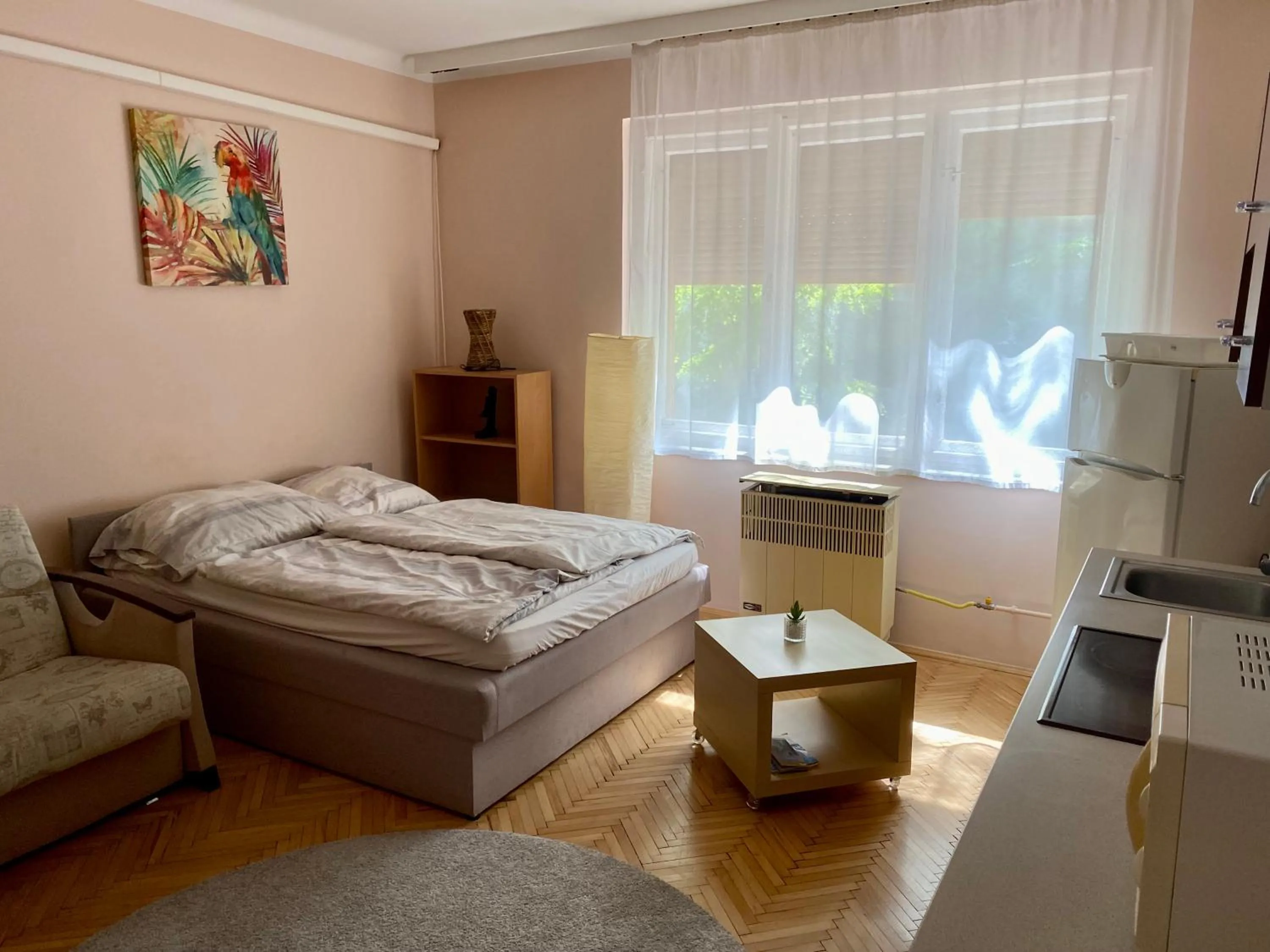 Bed in Révay Apartment