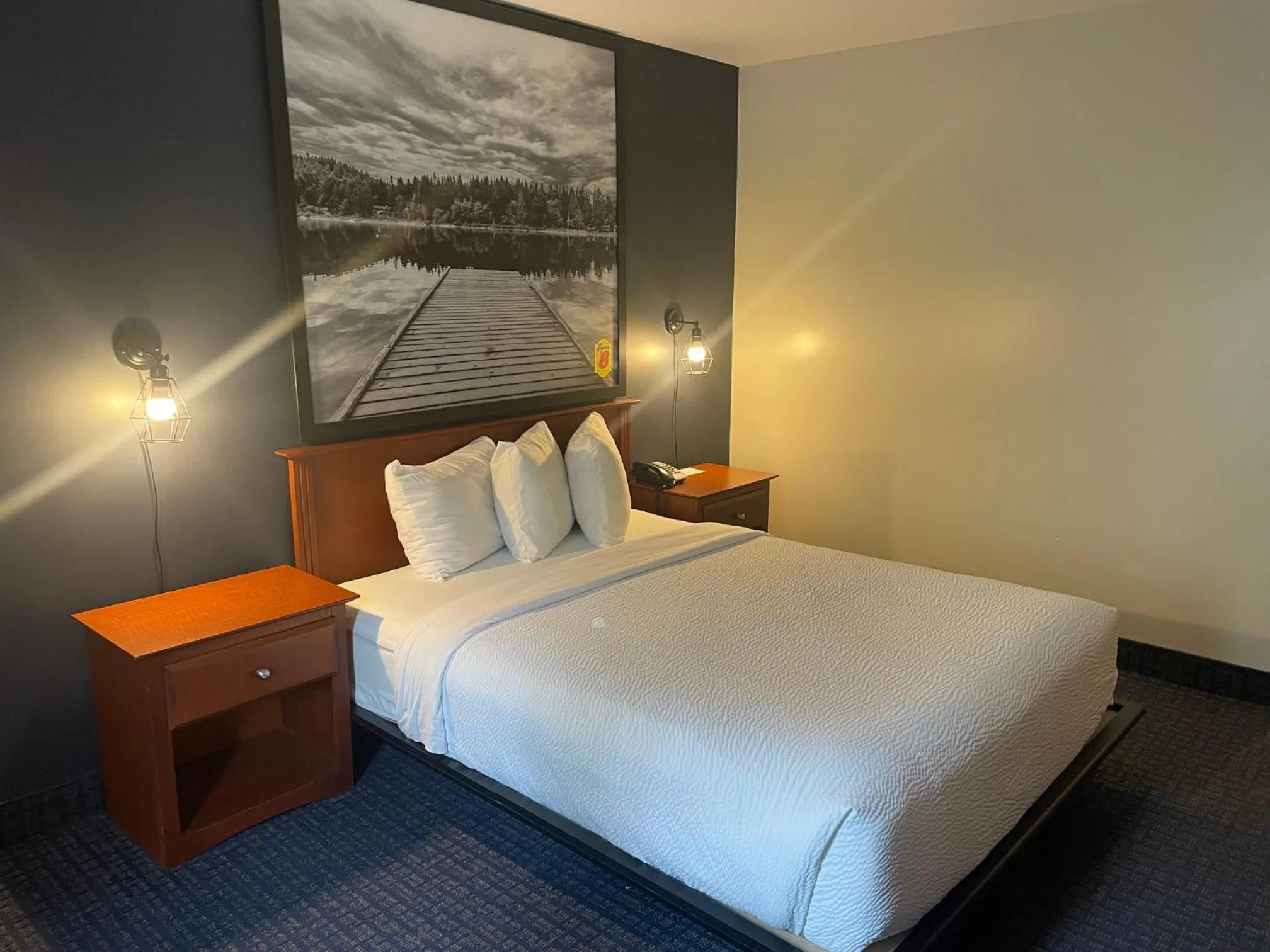 Bed in Super 8 by Wyndham Sainte Agathe Des Monts