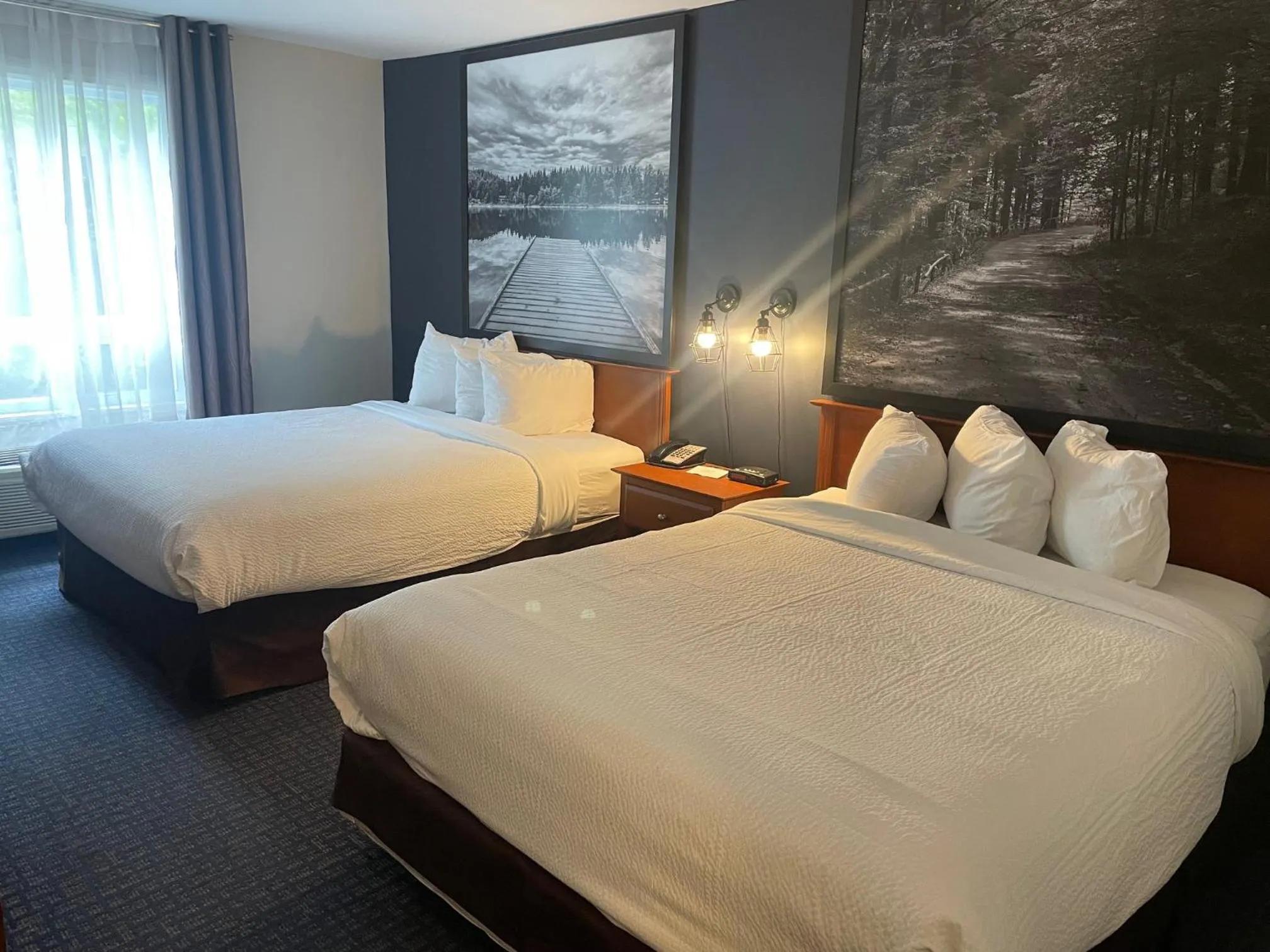 Bed in Super 8 by Wyndham Sainte Agathe Des Monts