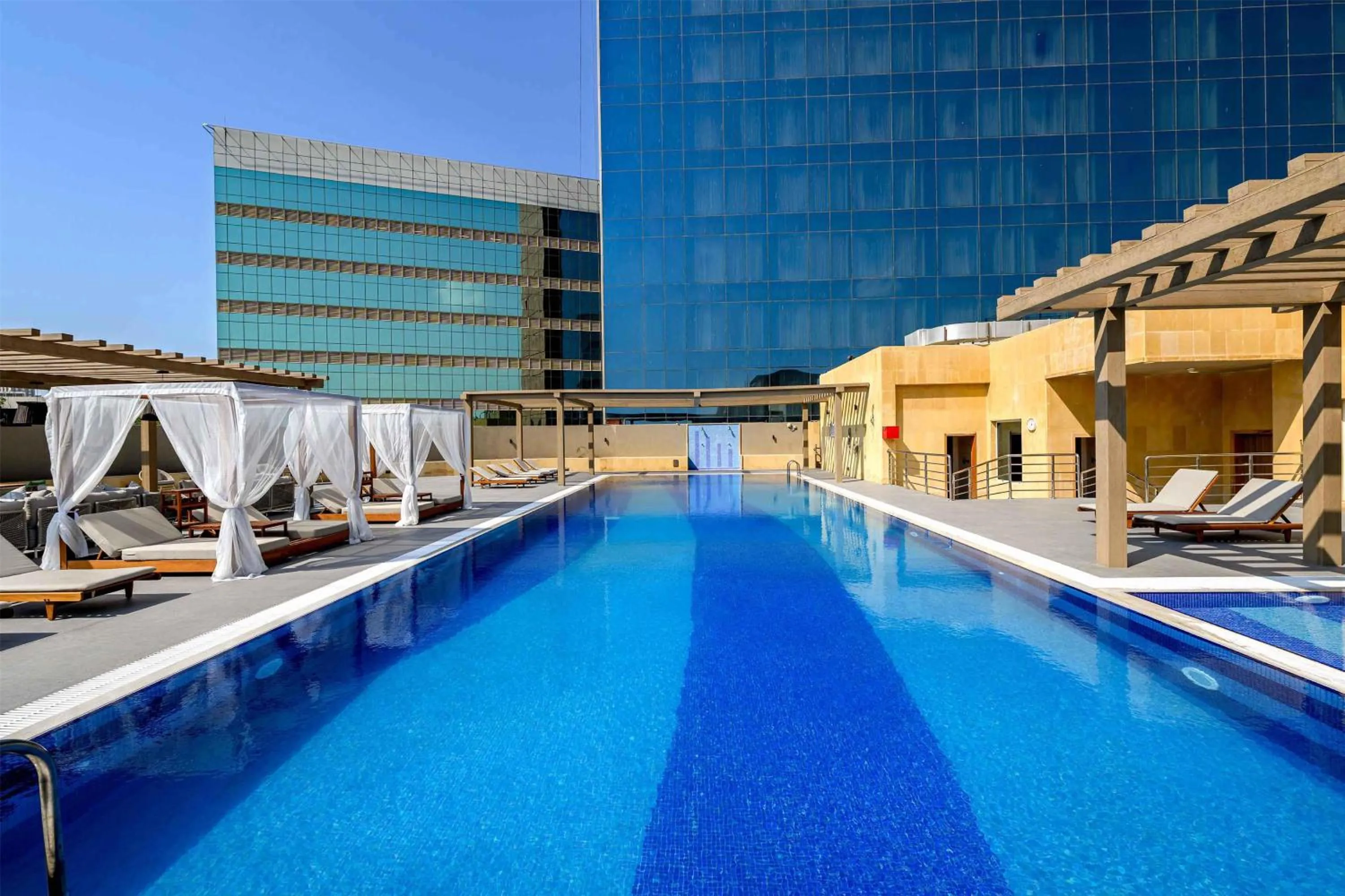 Pool view in DoubleTree by Hilton Jeddah - Alandalus Mall