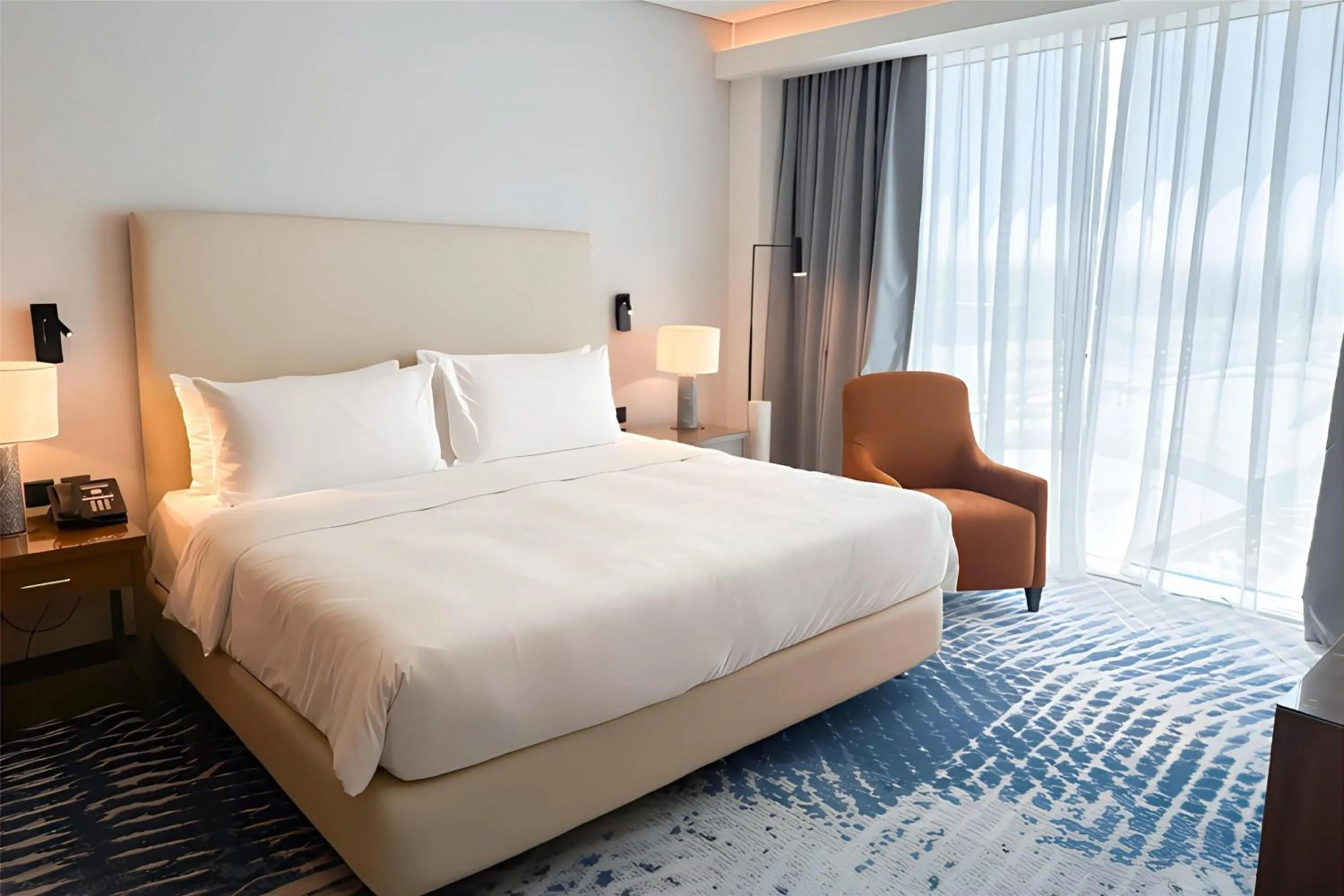 View (from property/room), Bed in Al Andalus Mall Hotel Jeddah