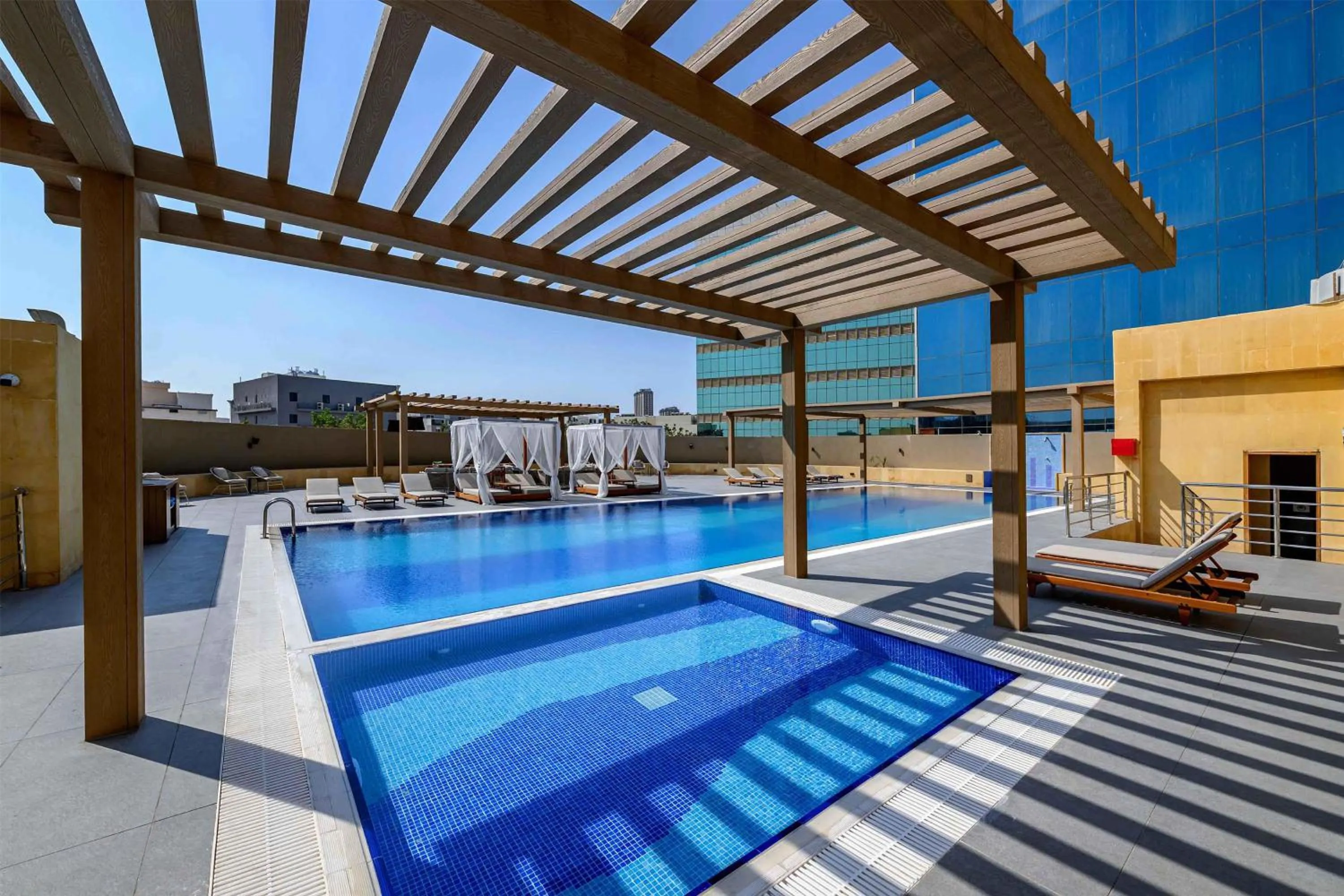 Pool view in DoubleTree by Hilton Jeddah - Alandalus Mall