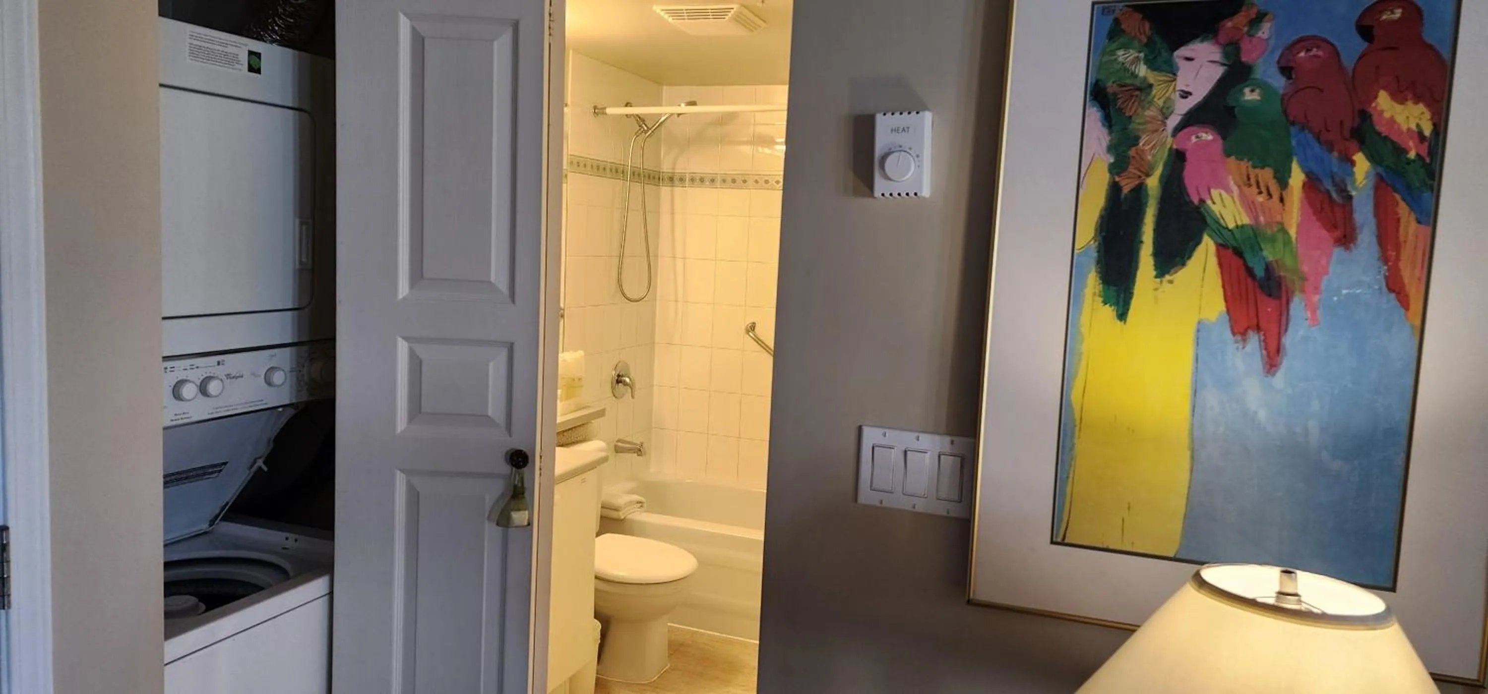 Shower in Times Square Suites Hotel