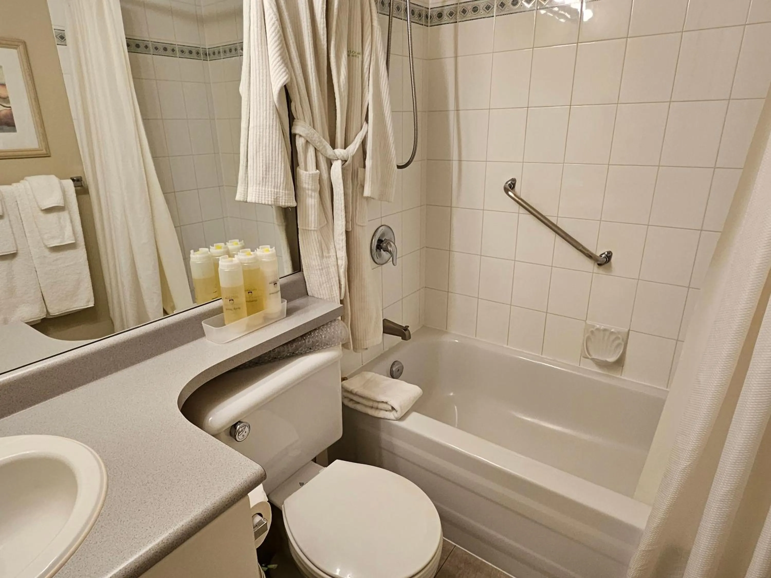 Bathroom in Times Square Suites Hotel