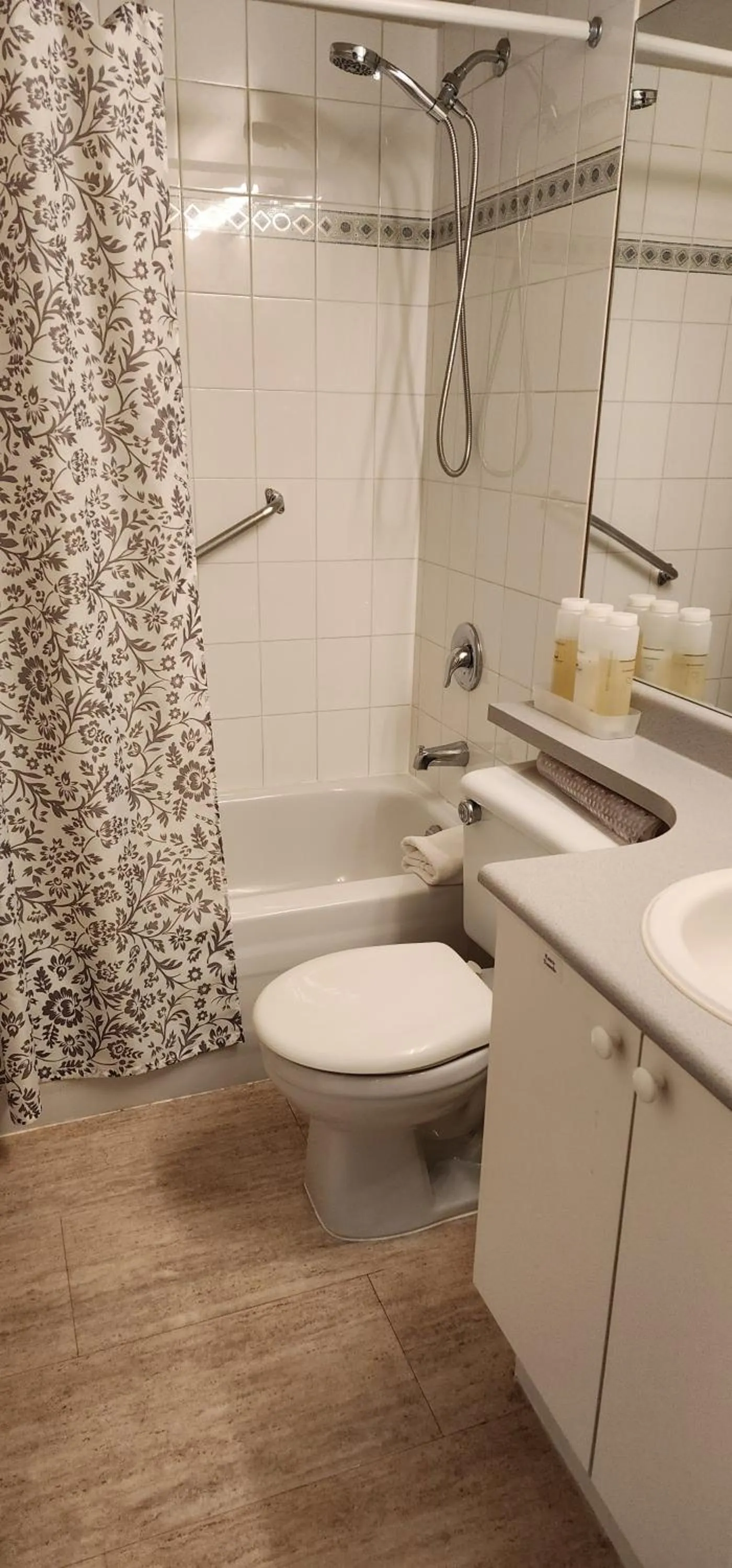 Shower in Times Square Suites Hotel