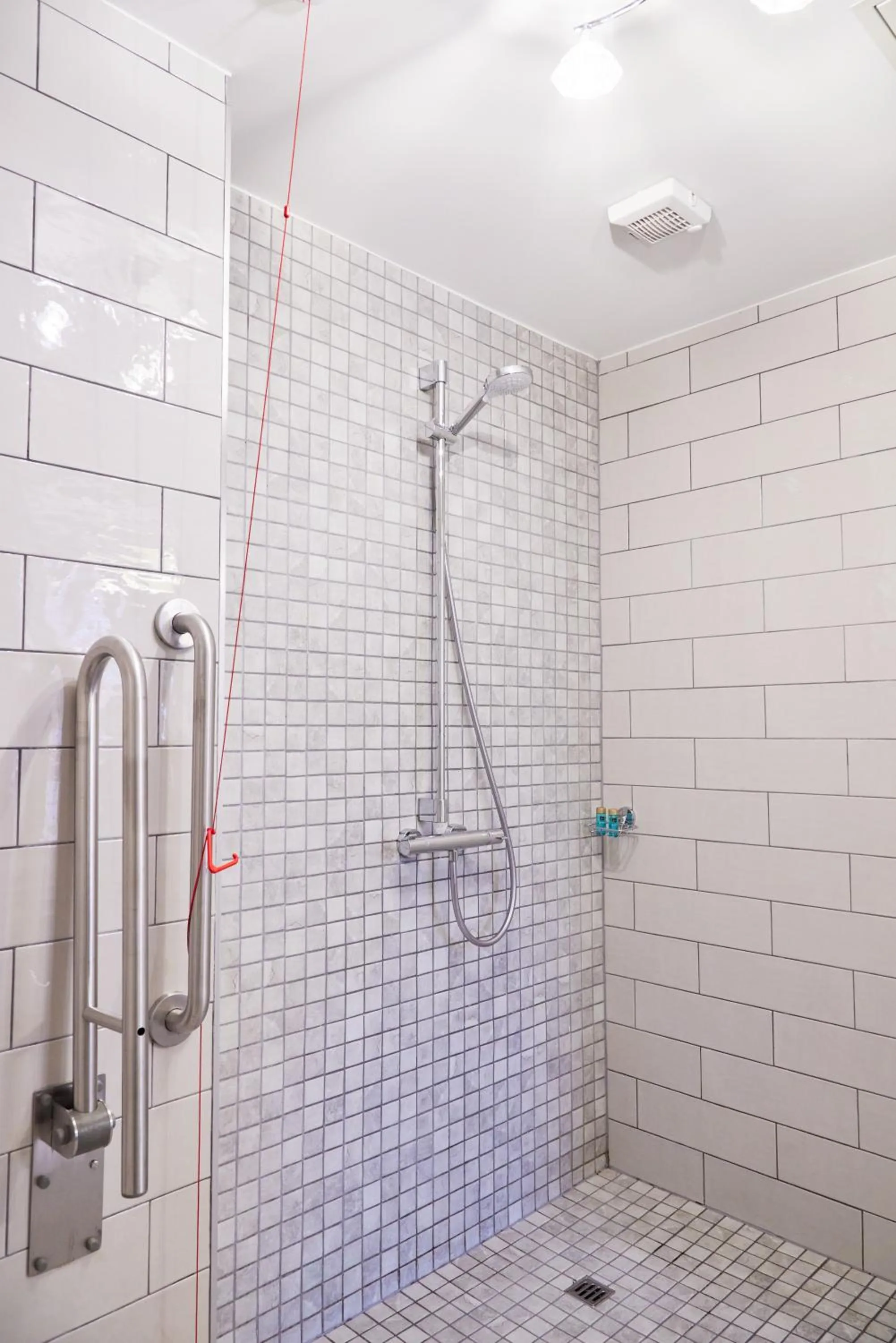 Shower in Hotel Isaacs Cork City