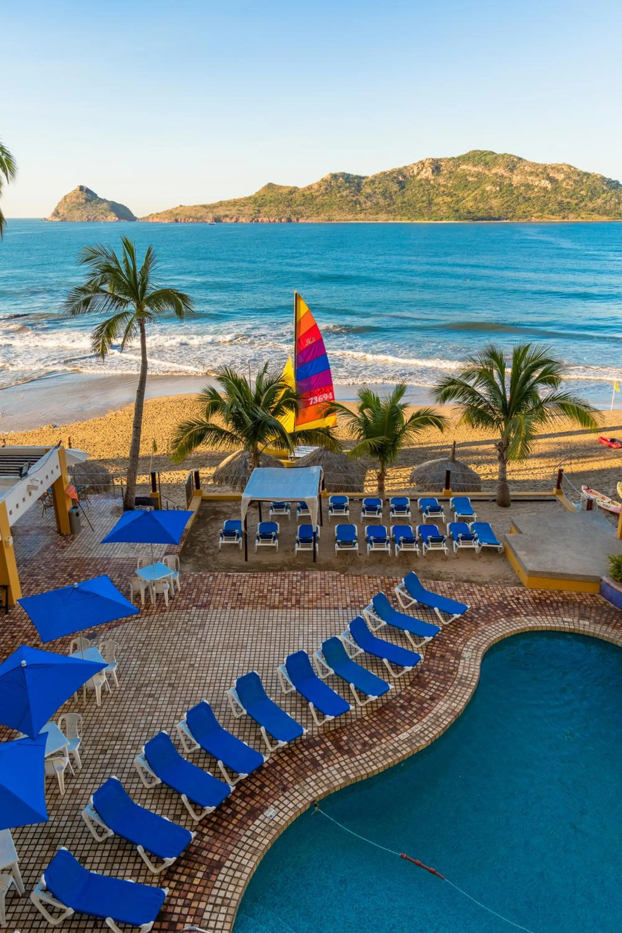 Sea view in Las Flores Beach Resort