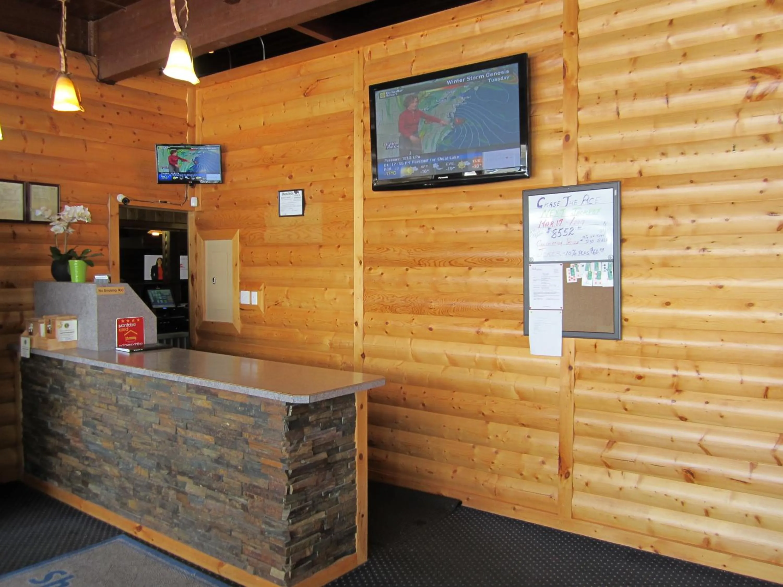 Lobby or reception in Shoal Lake Motor Inn