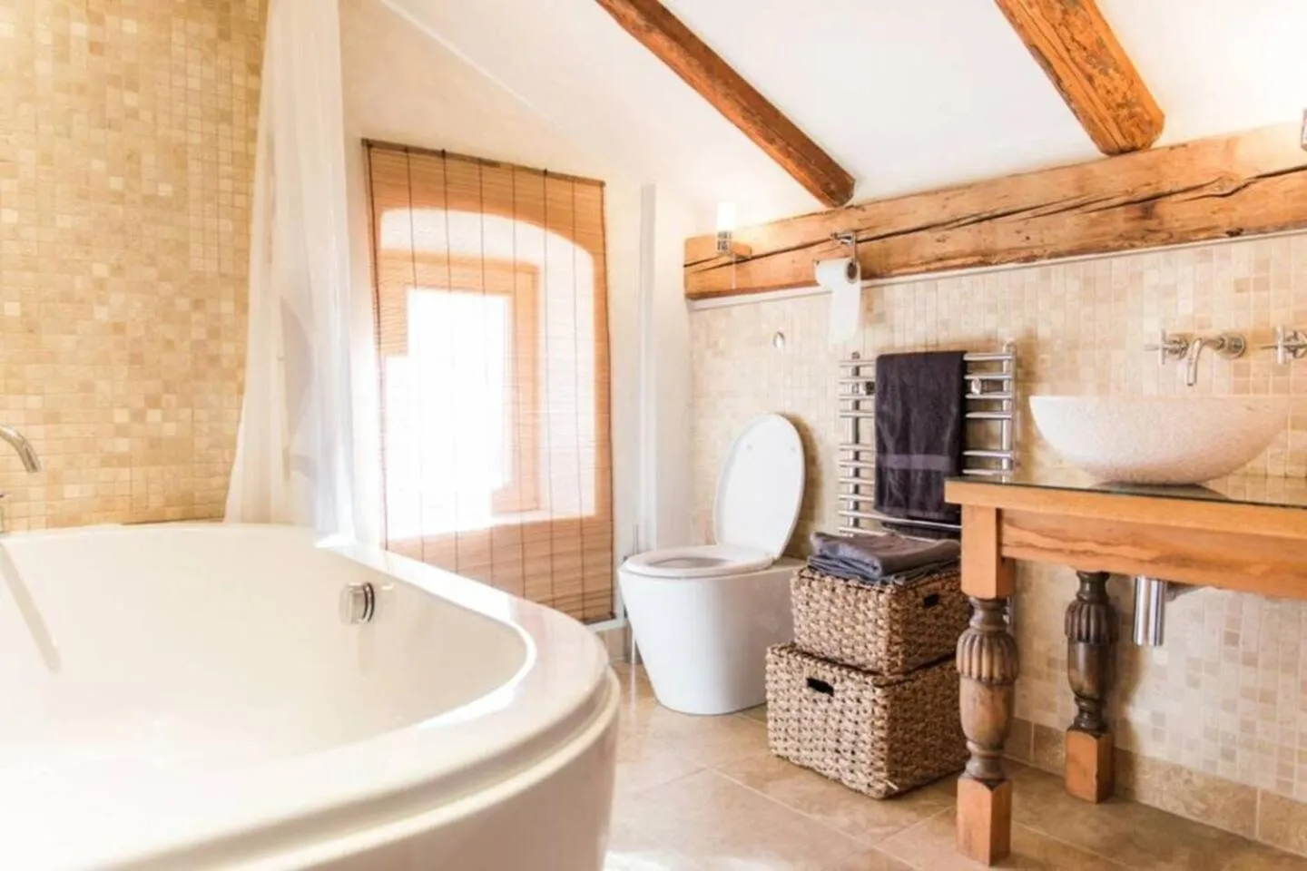 Bathroom in Tolmin center apartments Townhouse & Loft