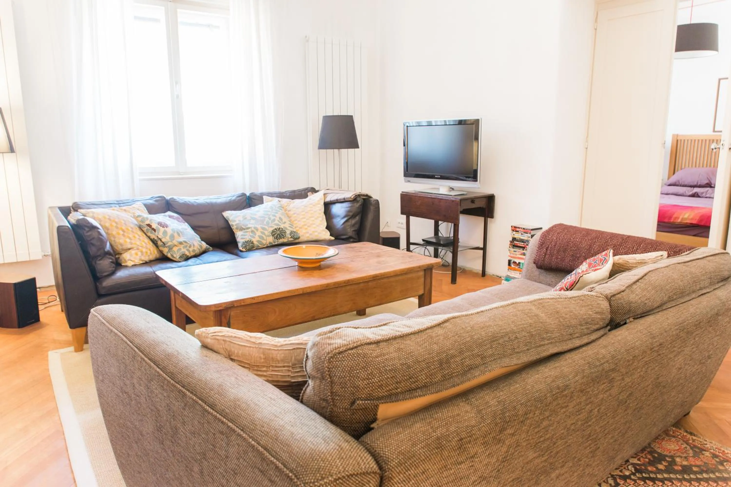 Living room in Tolmin center apartments Townhouse & Loft