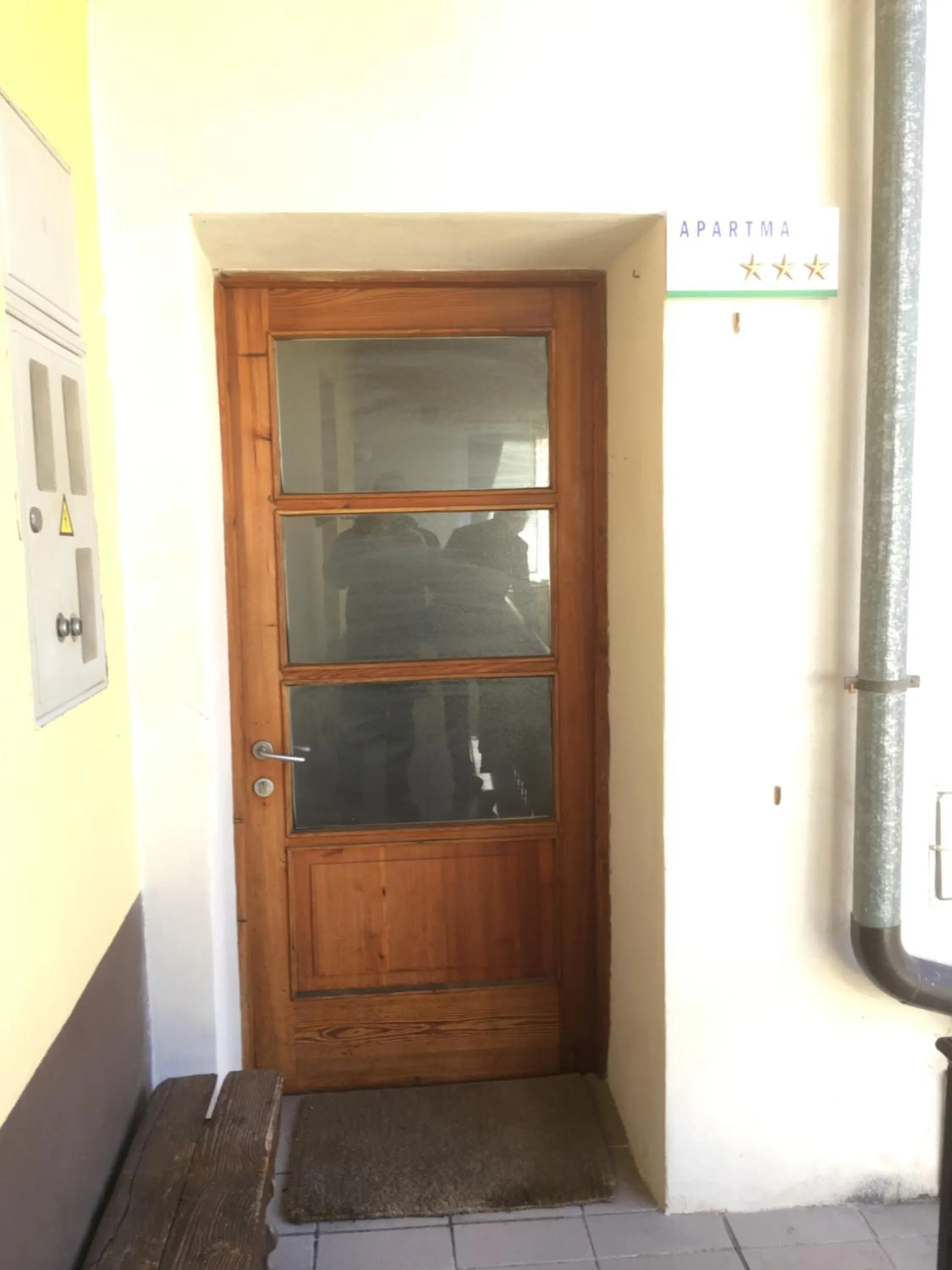 Facade/entrance in Tolmin center apartments Townhouse & Loft