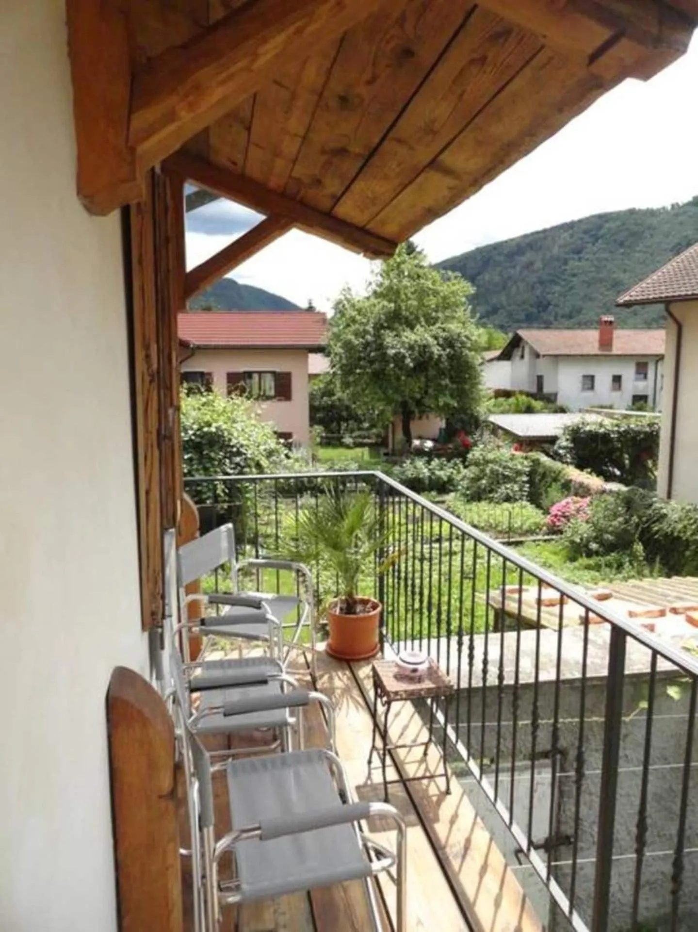 Balcony/Terrace in Tolmin center apartments Townhouse & Loft