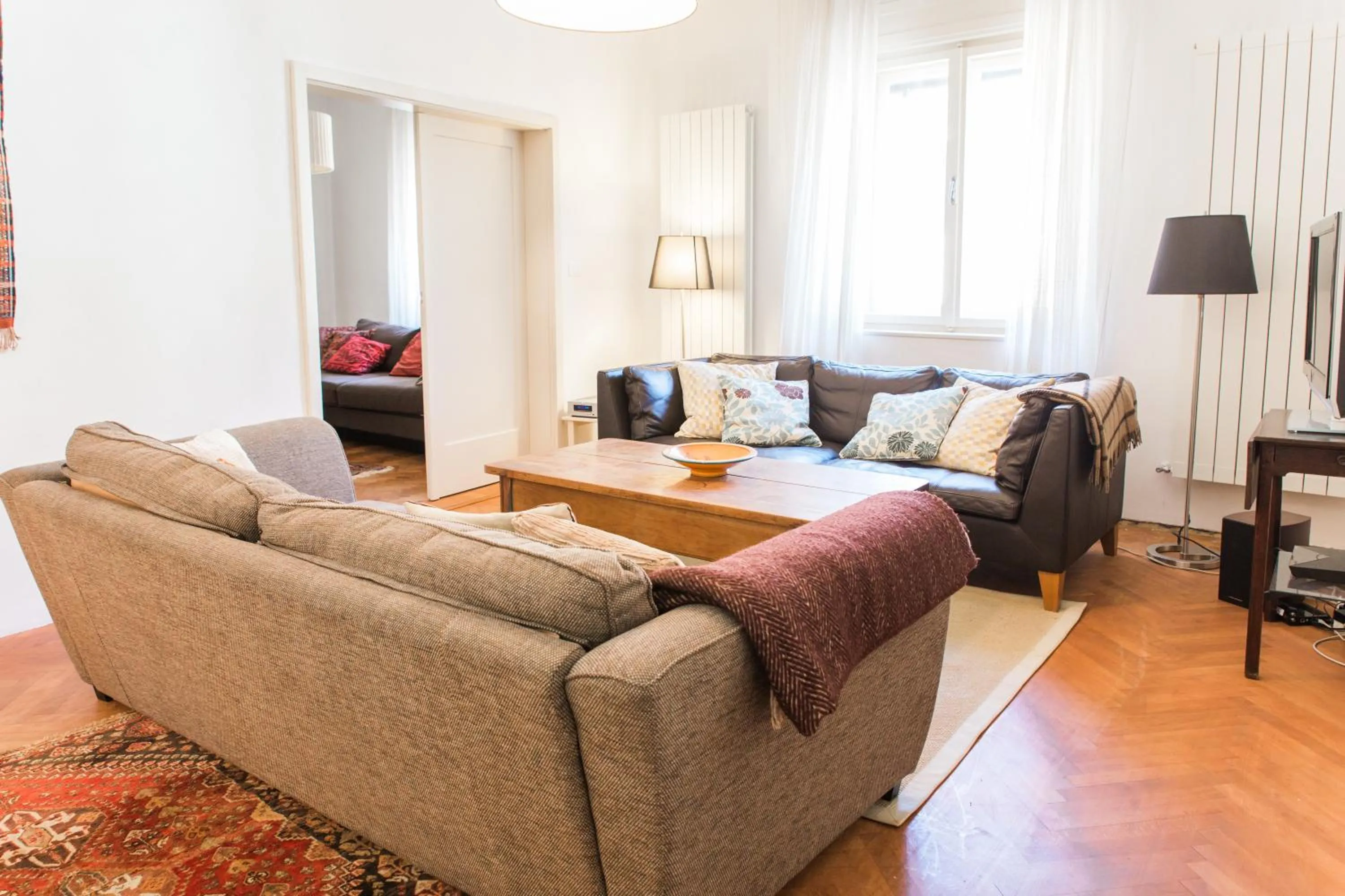 Living room in Tolmin center apartments Townhouse & Loft