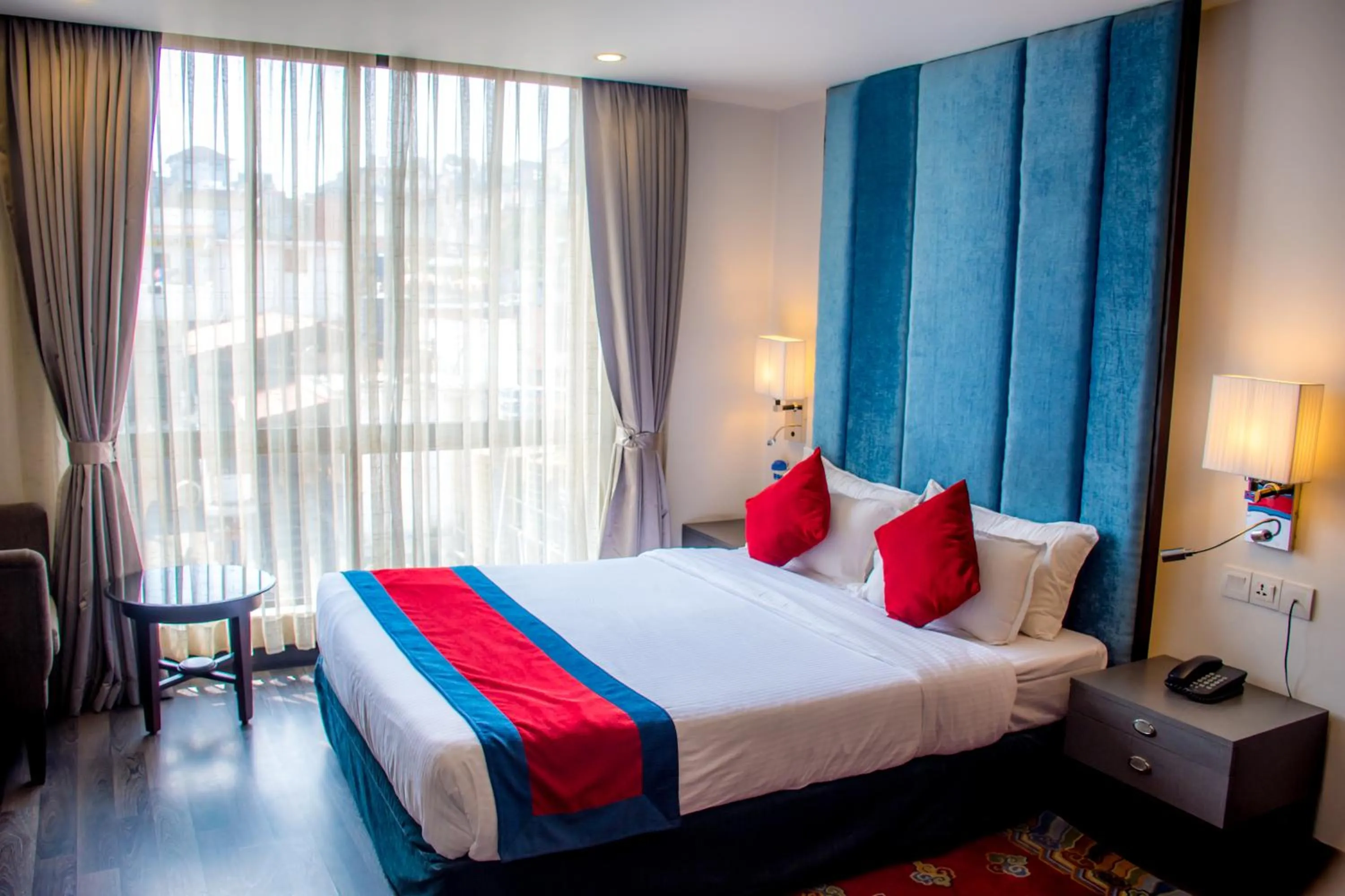 Photo of the whole room, Bed in M Hotel Thamel-Kathmandu