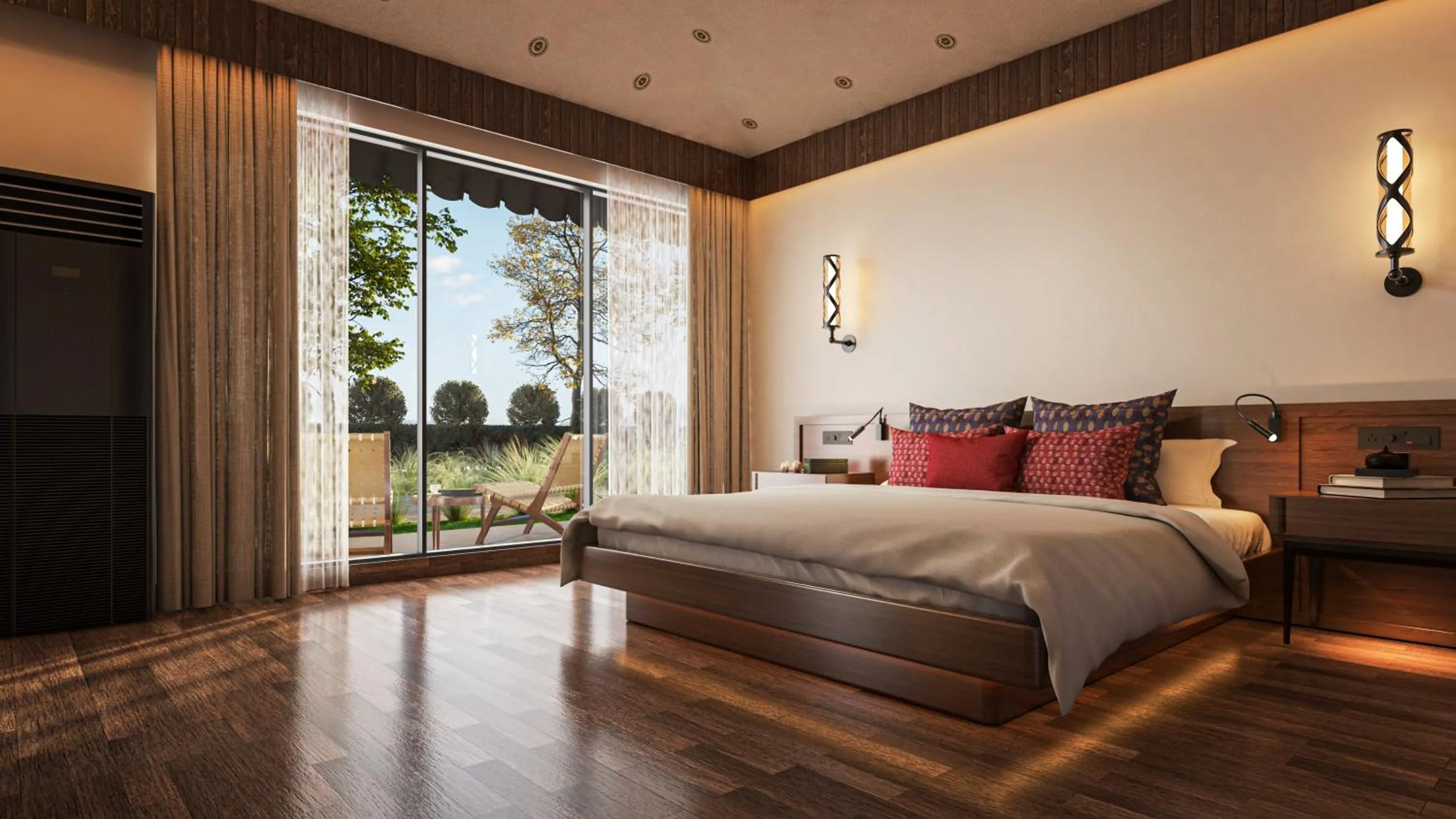 Bed in Alila Fort Bishangarh Jaipur - A Hyatt Brand