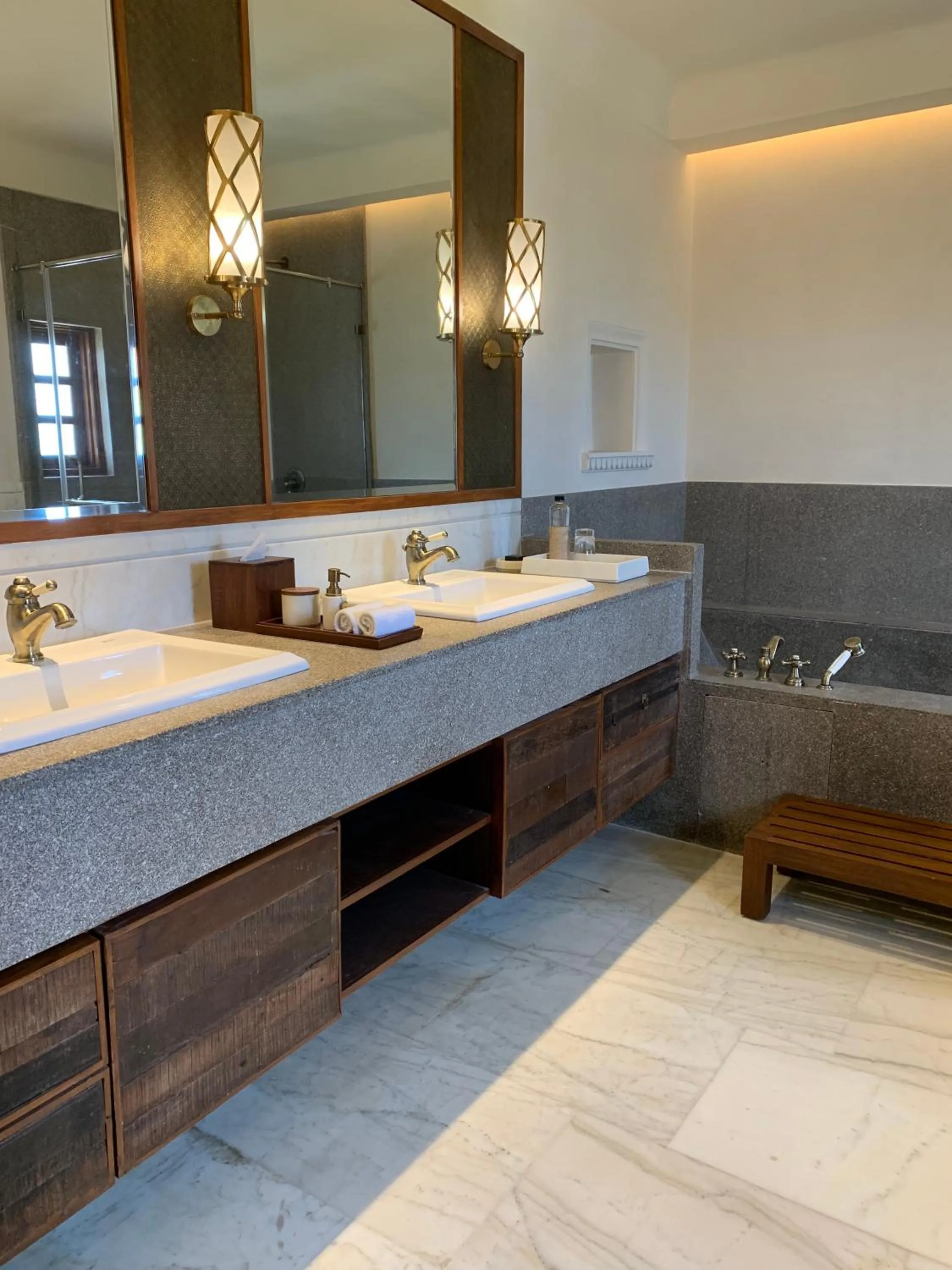 Bathroom in Alila Fort Bishangarh Jaipur - A Hyatt Brand