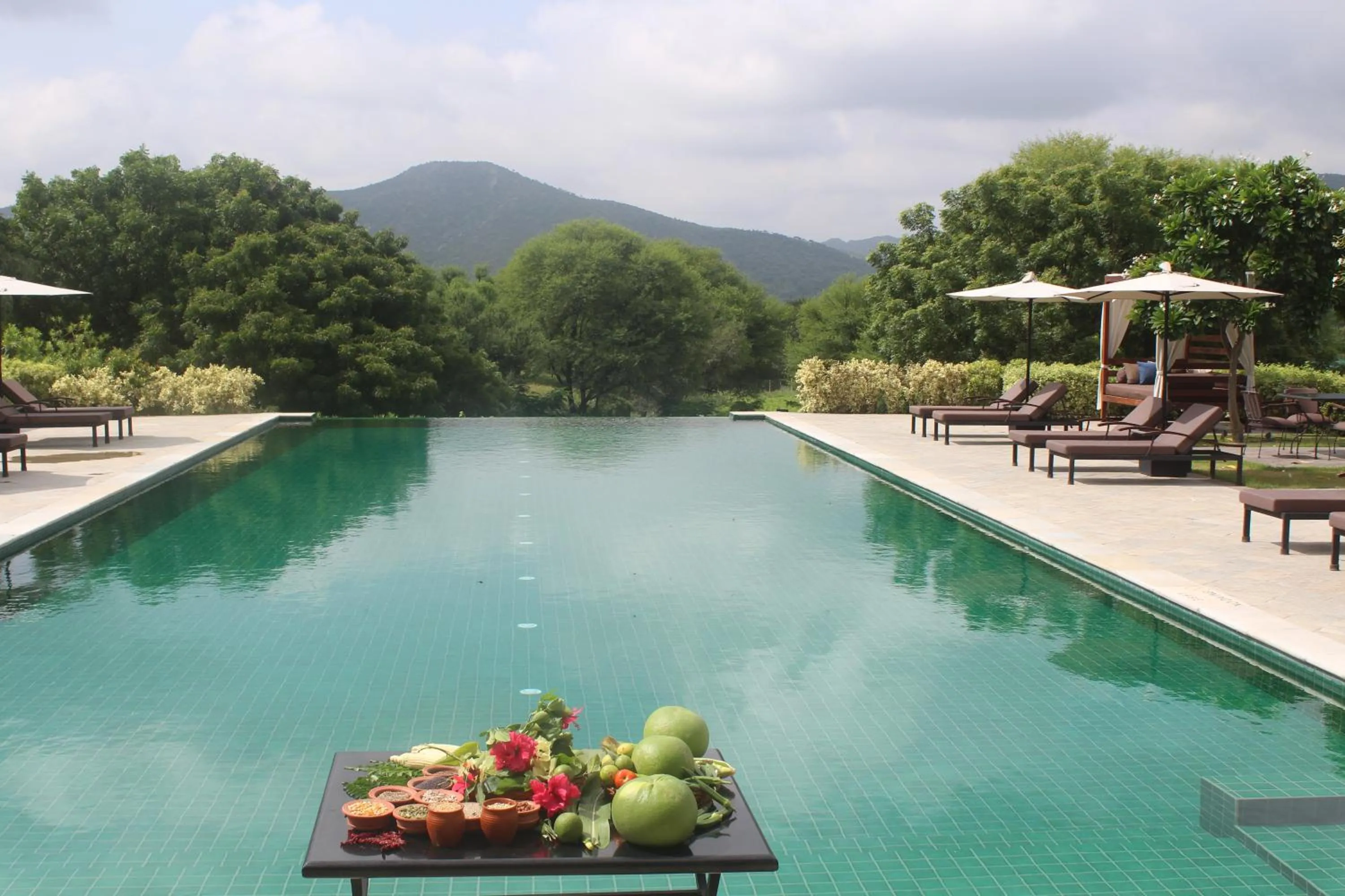Swimming pool in Alila Fort Bishangarh Jaipur - A Hyatt Brand