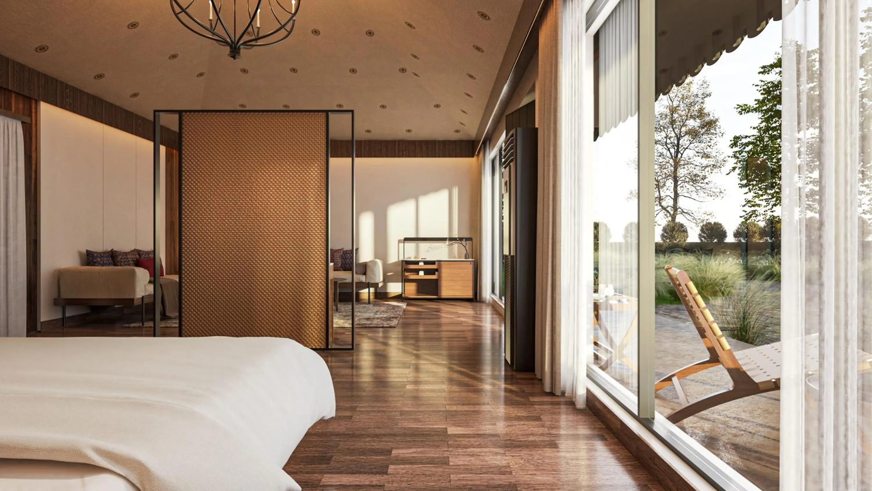 Bed in Alila Fort Bishangarh Jaipur - A Hyatt Brand