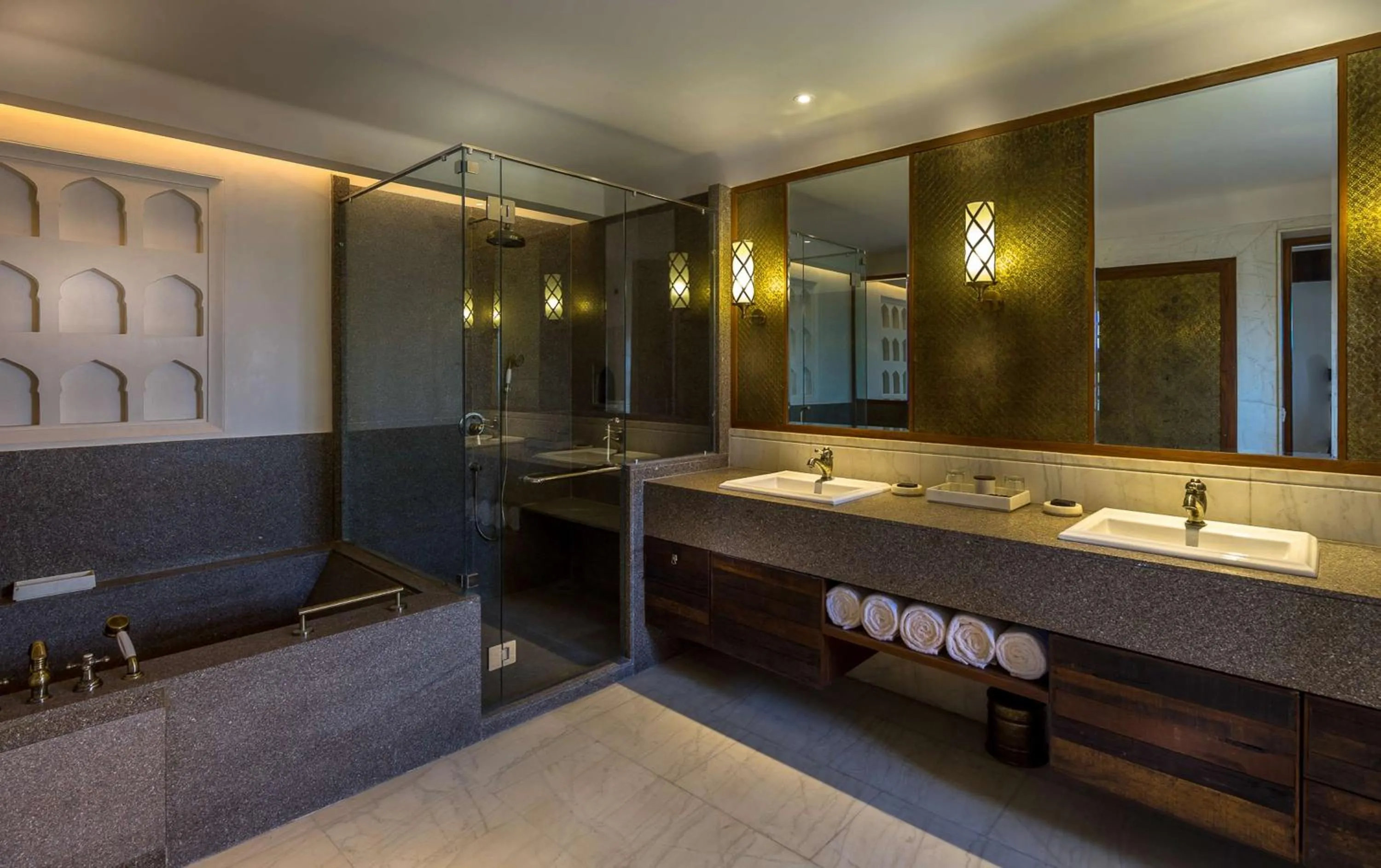Bathroom in Alila Fort Bishangarh Jaipur - A Hyatt Brand