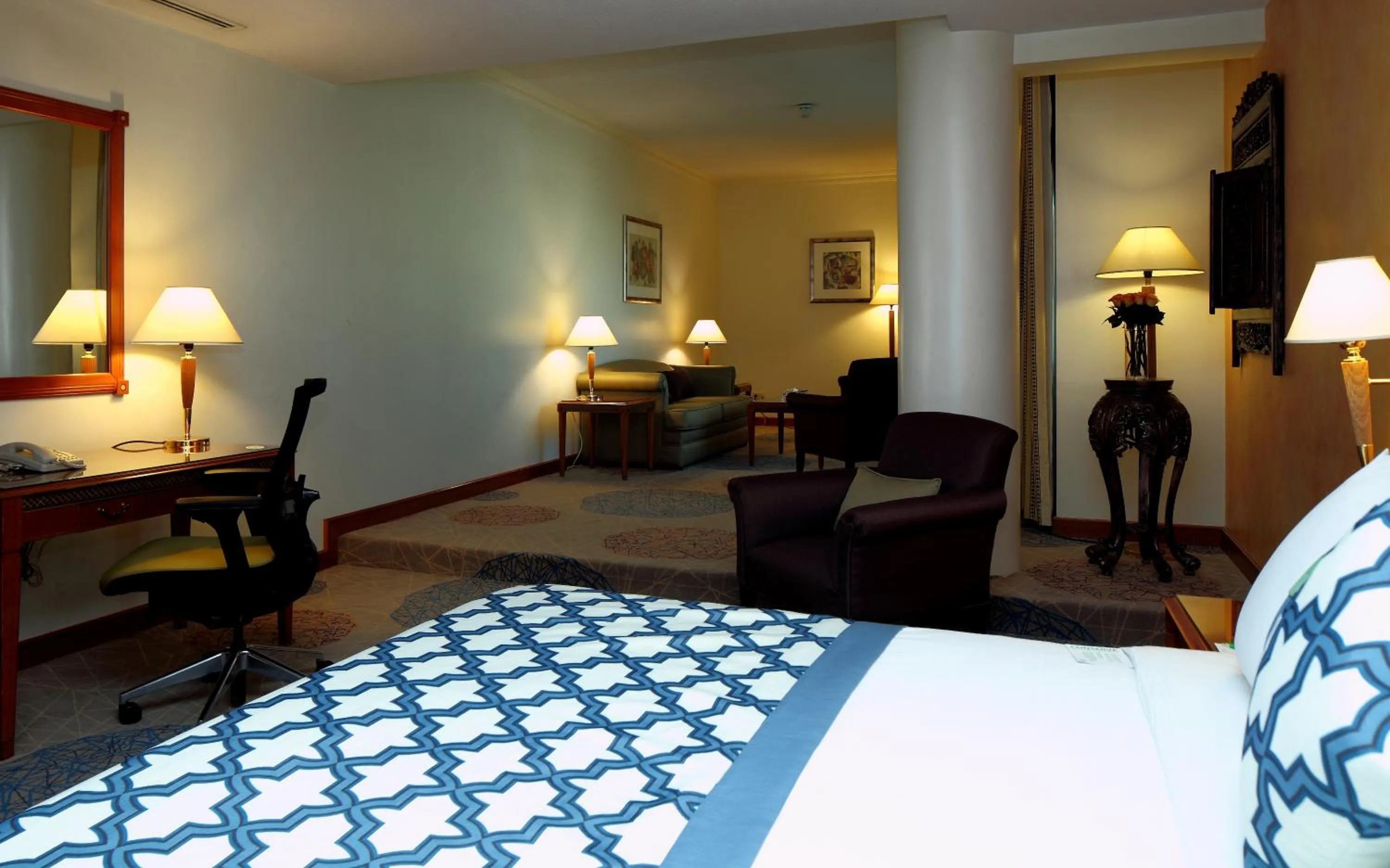 Seating area, Bed in Holiday Inn Al Khobar by IHG