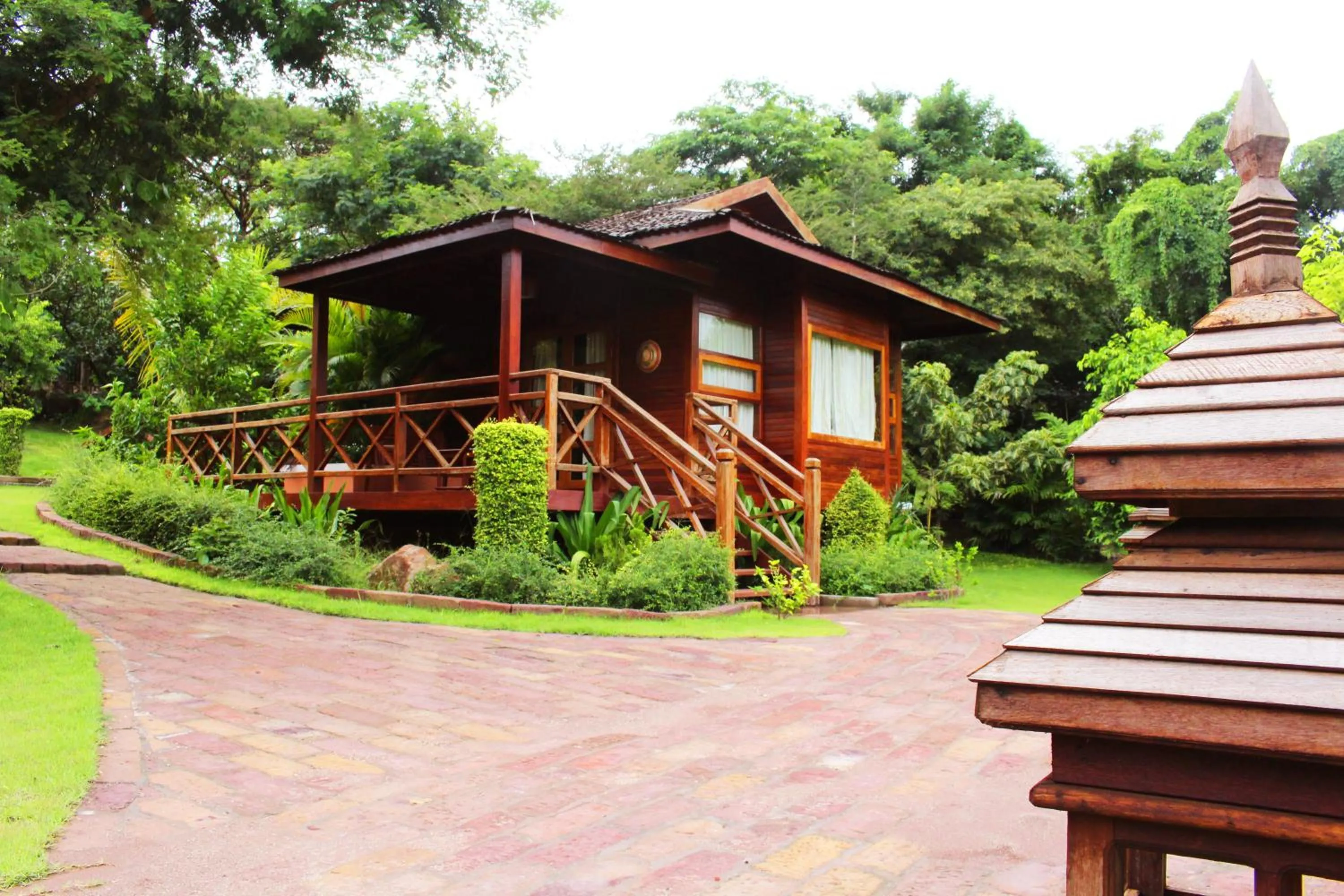 Garden view in Popa Garden Resort