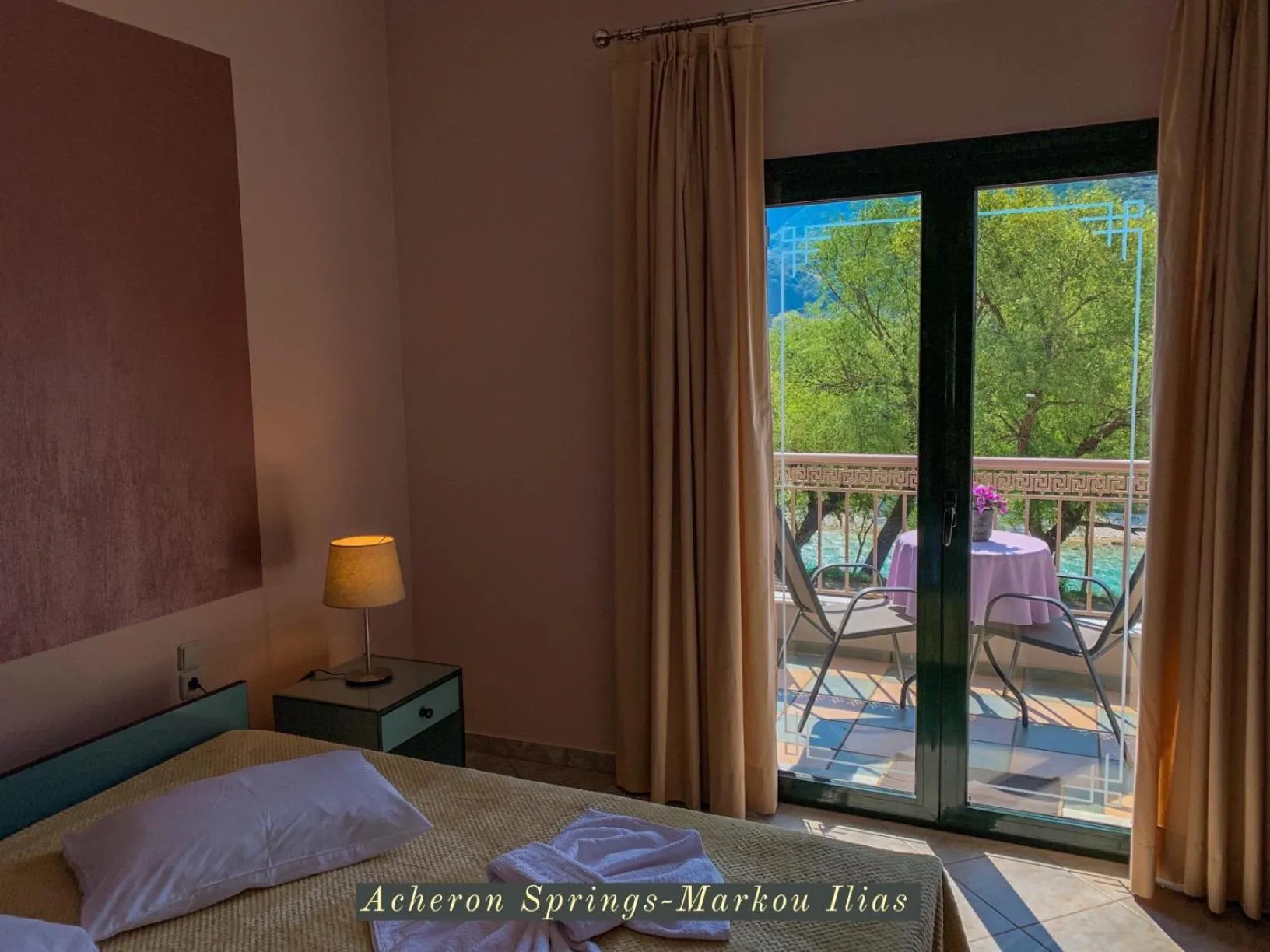 Bed in Acheron Springs-Markou Ilias