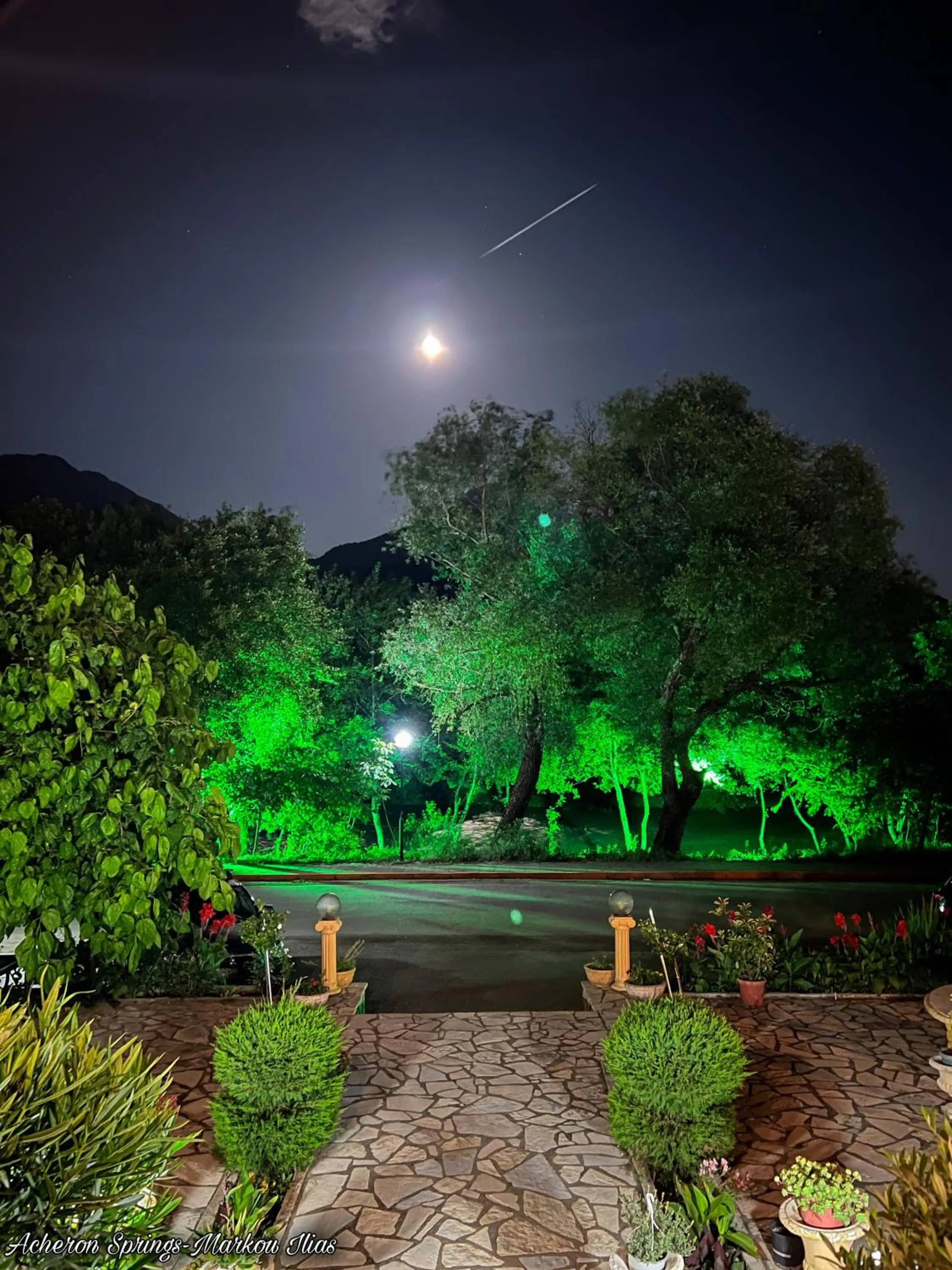 Natural landscape in Acheron Springs-Markou Ilias