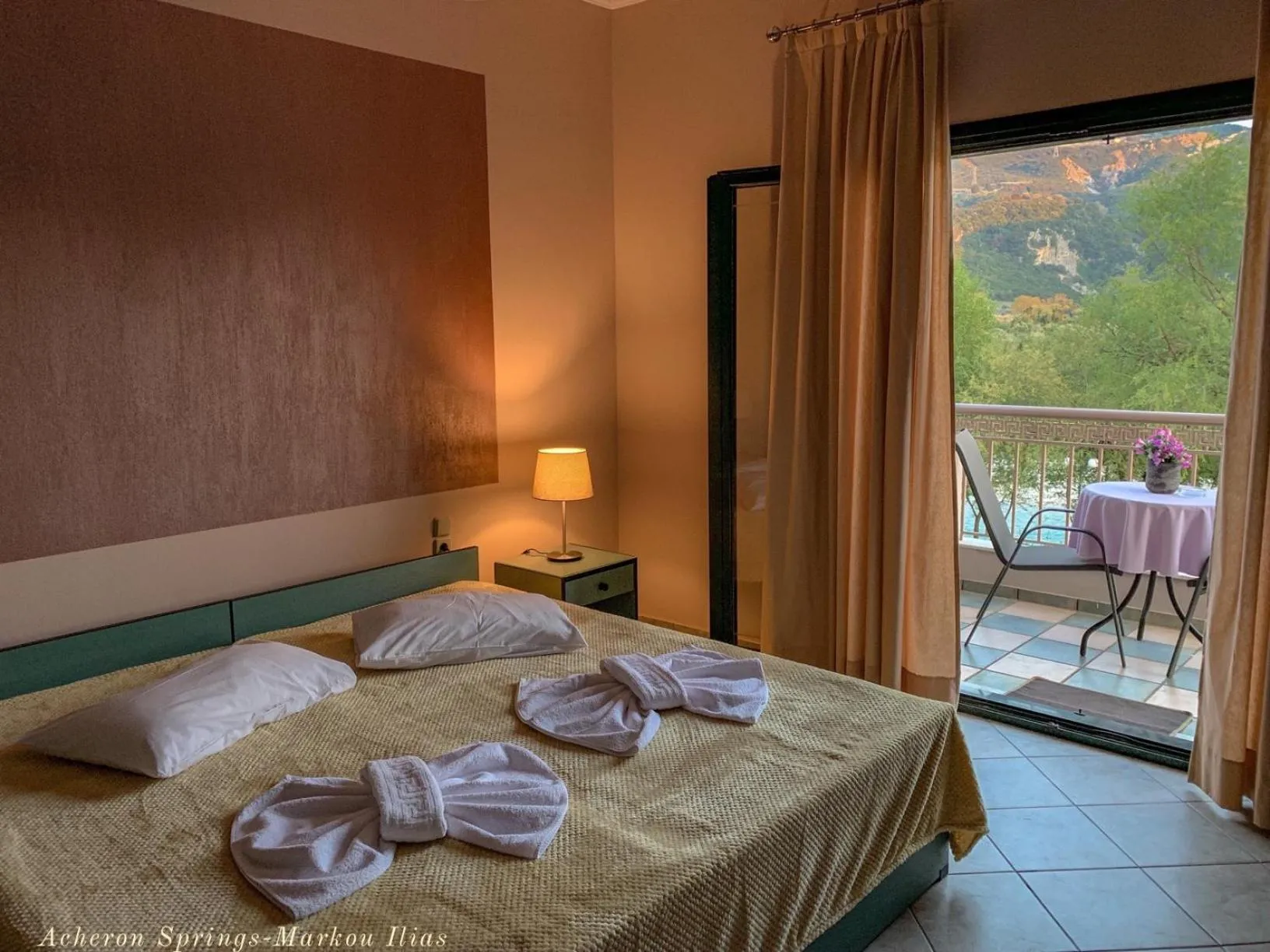 Bed in Acheron Springs-Markou Ilias