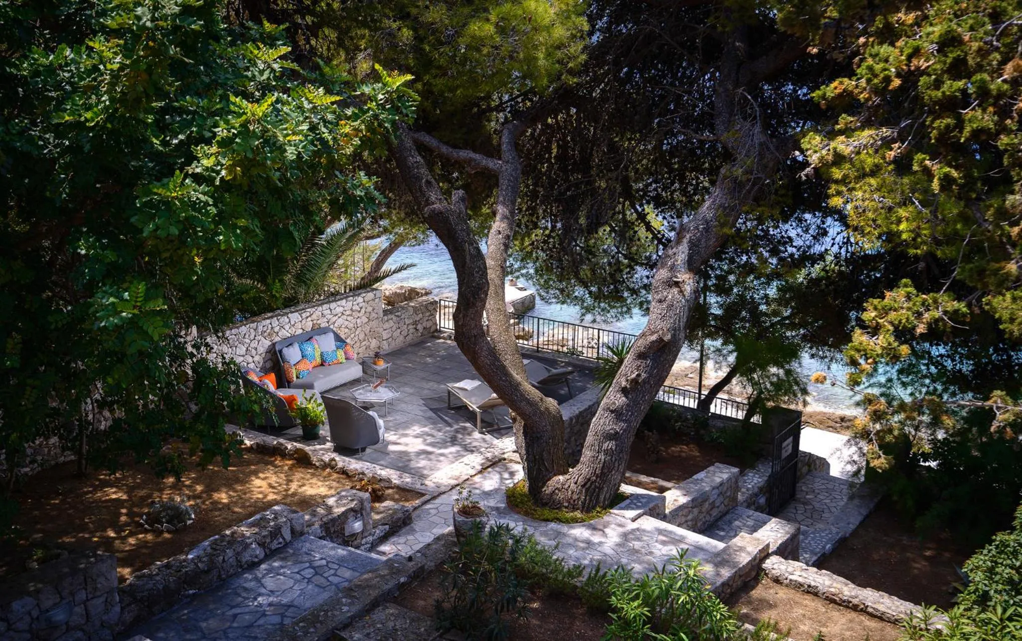 Patio in Pine Beach Villa
