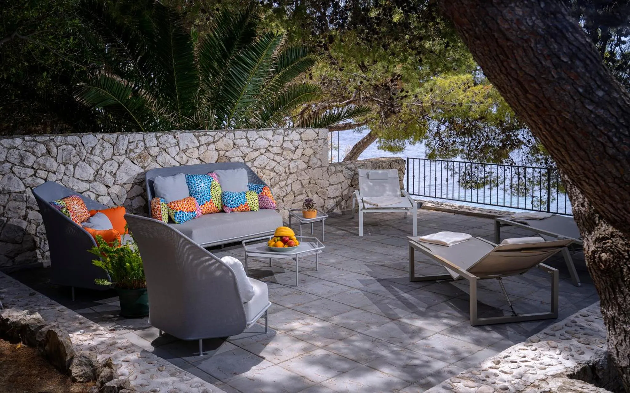 Patio in Pine Beach Villa