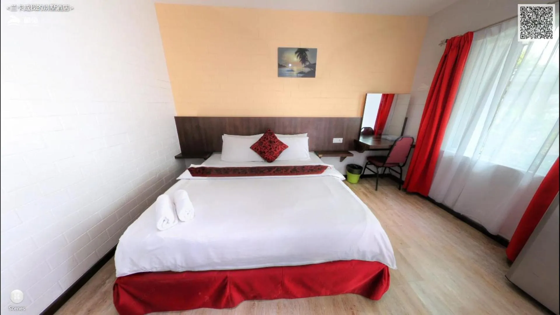 Bed in Myvilla Langkawi Hotel