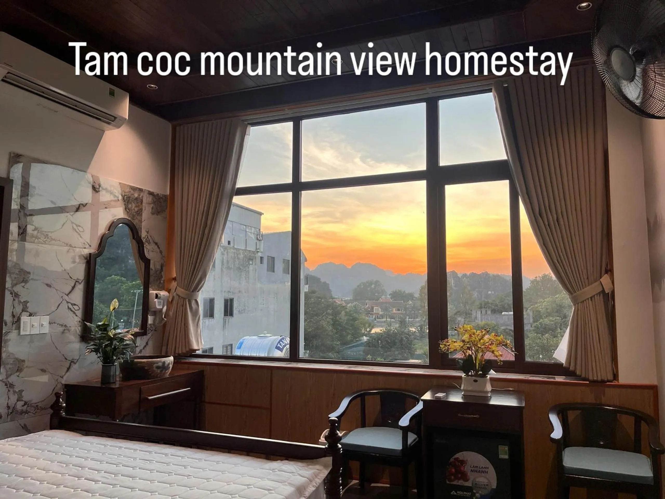 Natural landscape in Tam Coc Mountain View Homestay