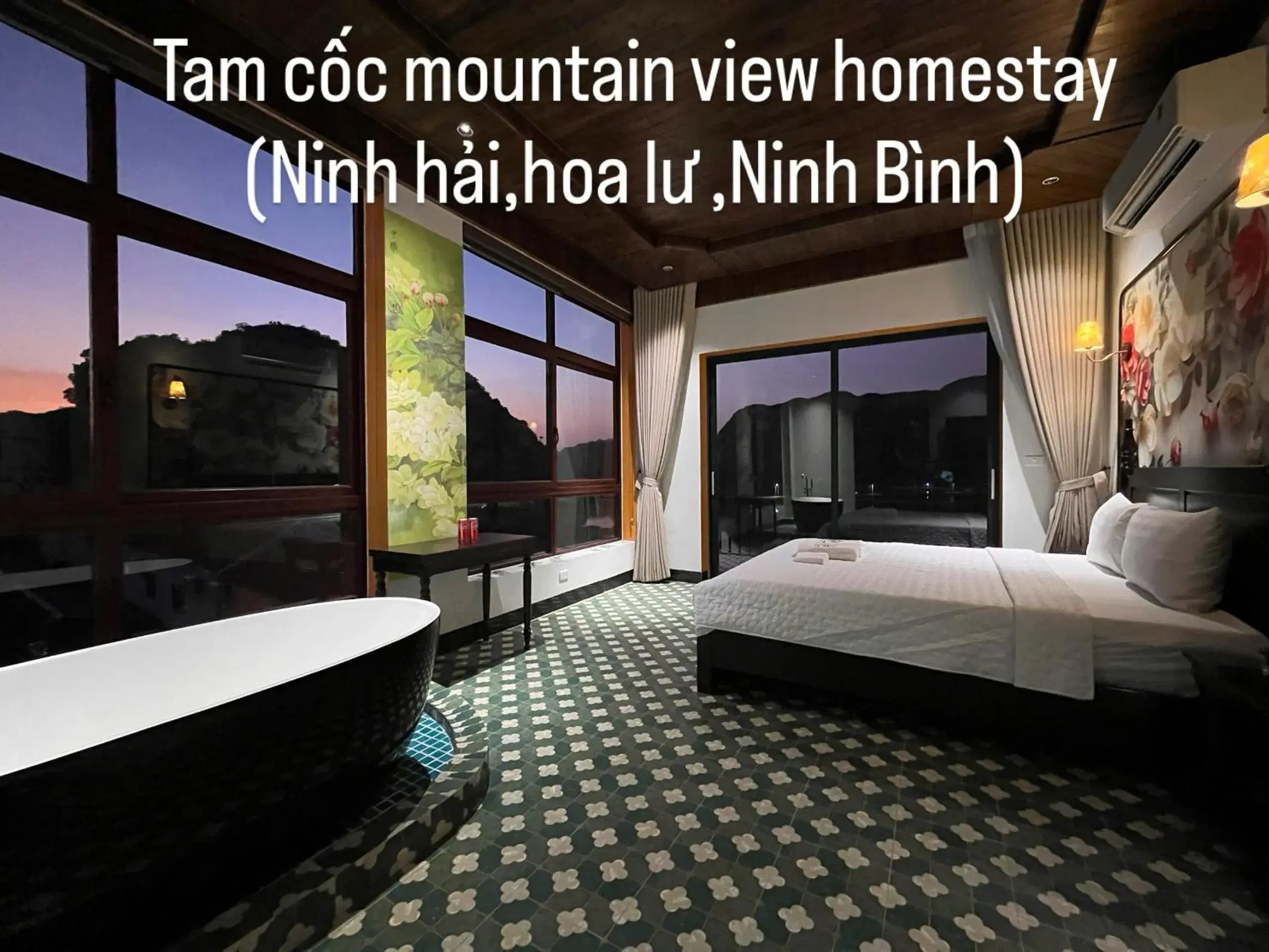 Deluxe Double Room in Tam Coc Mountain View Homestay Deluxe Double Room in Tam Coc Mountain View Homestay