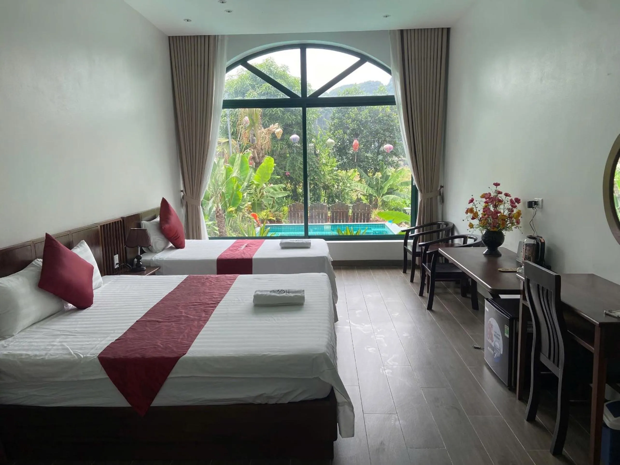 Bedroom, Bed in Tam Coc Mountain View Homestay