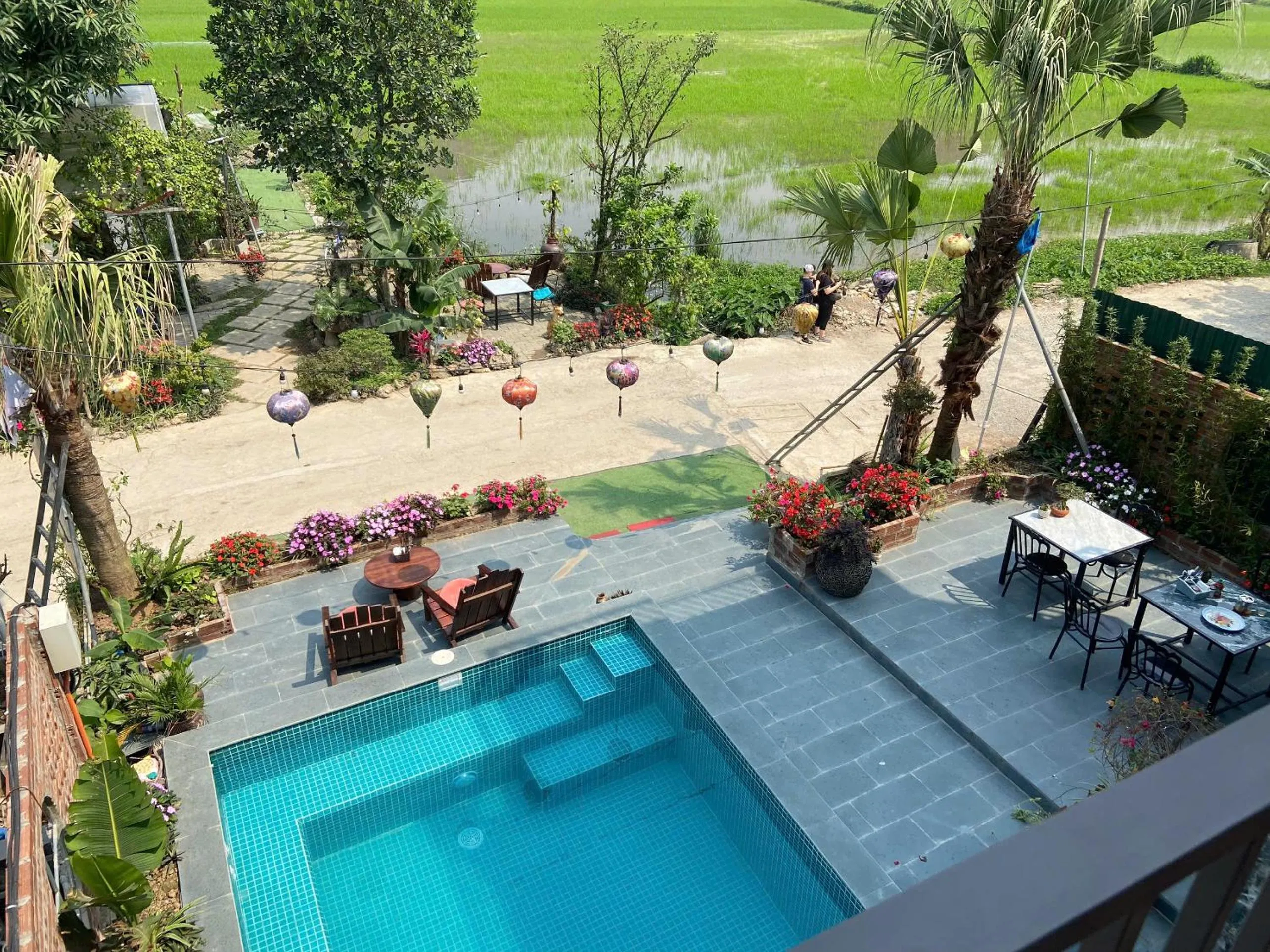 On site in Tam Coc Mountain View Homestay