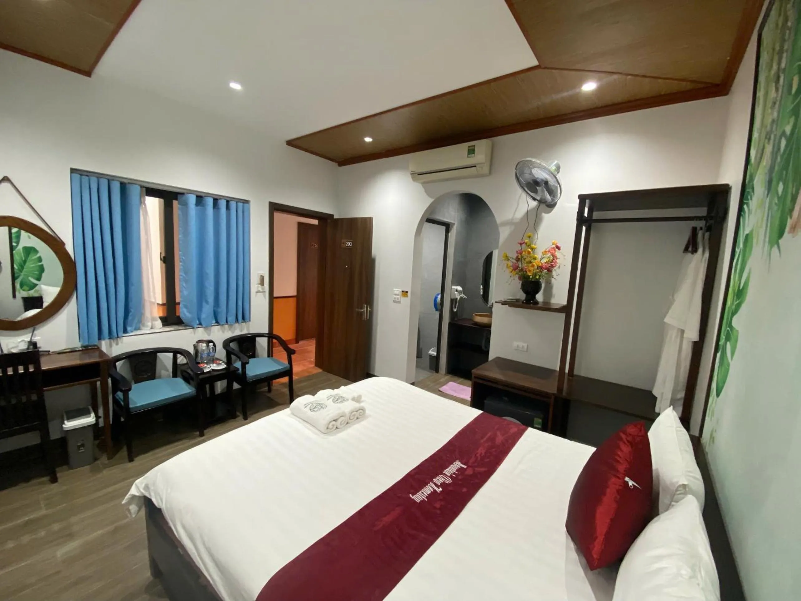 Bedroom, Bed in Tam Coc Mountain View Homestay