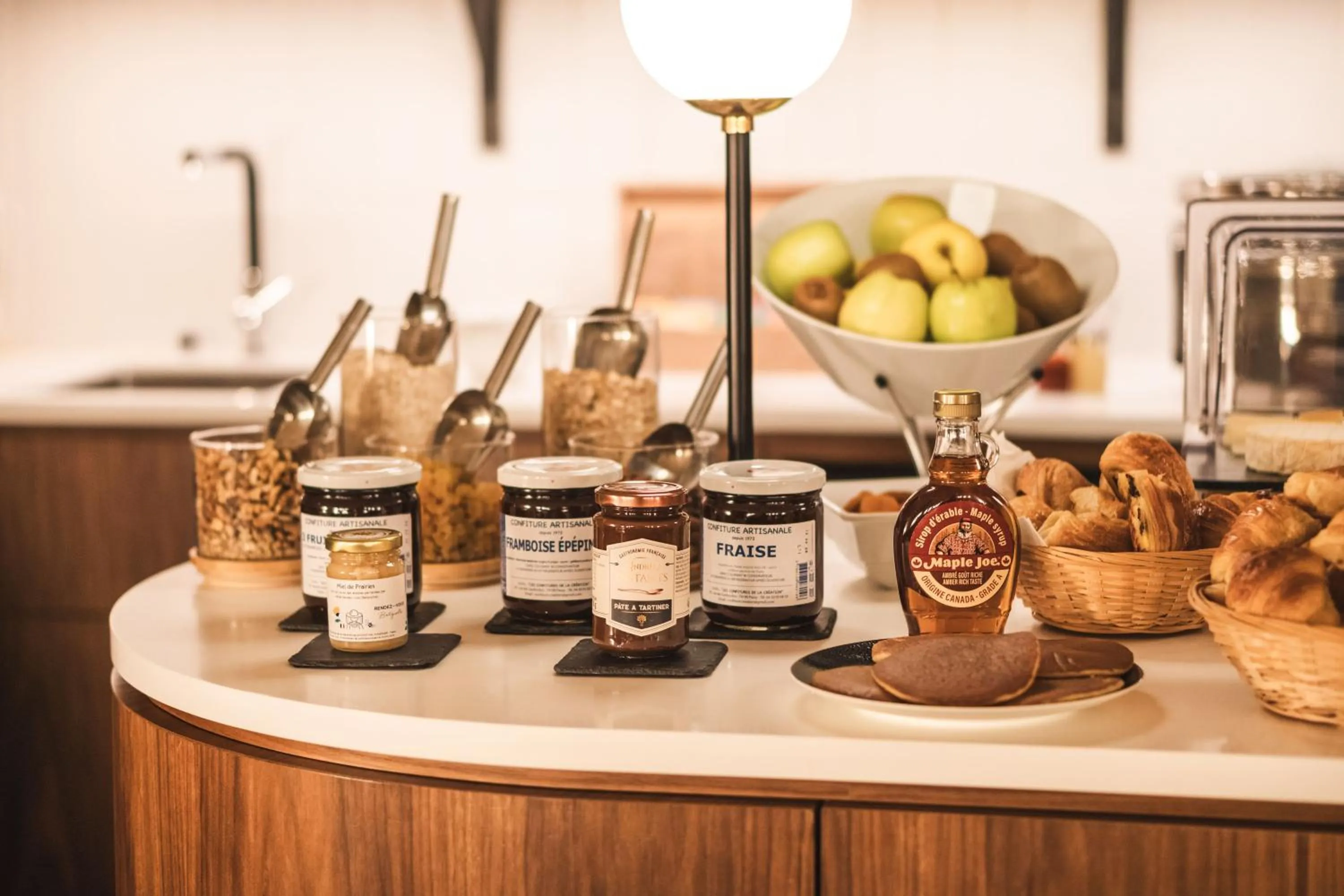 Buffet breakfast in Hotel Rendez-Vous Batignolles