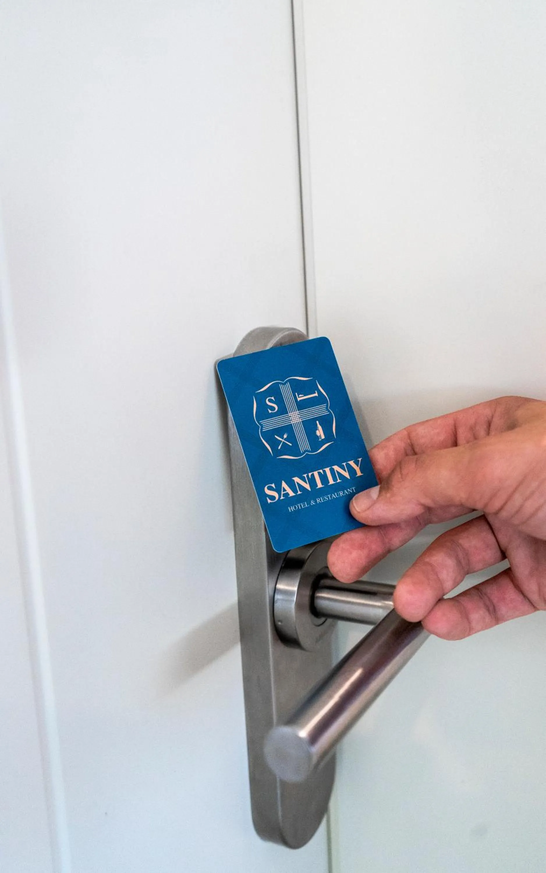 Logo/Certificate/Sign in Hotel Santiny