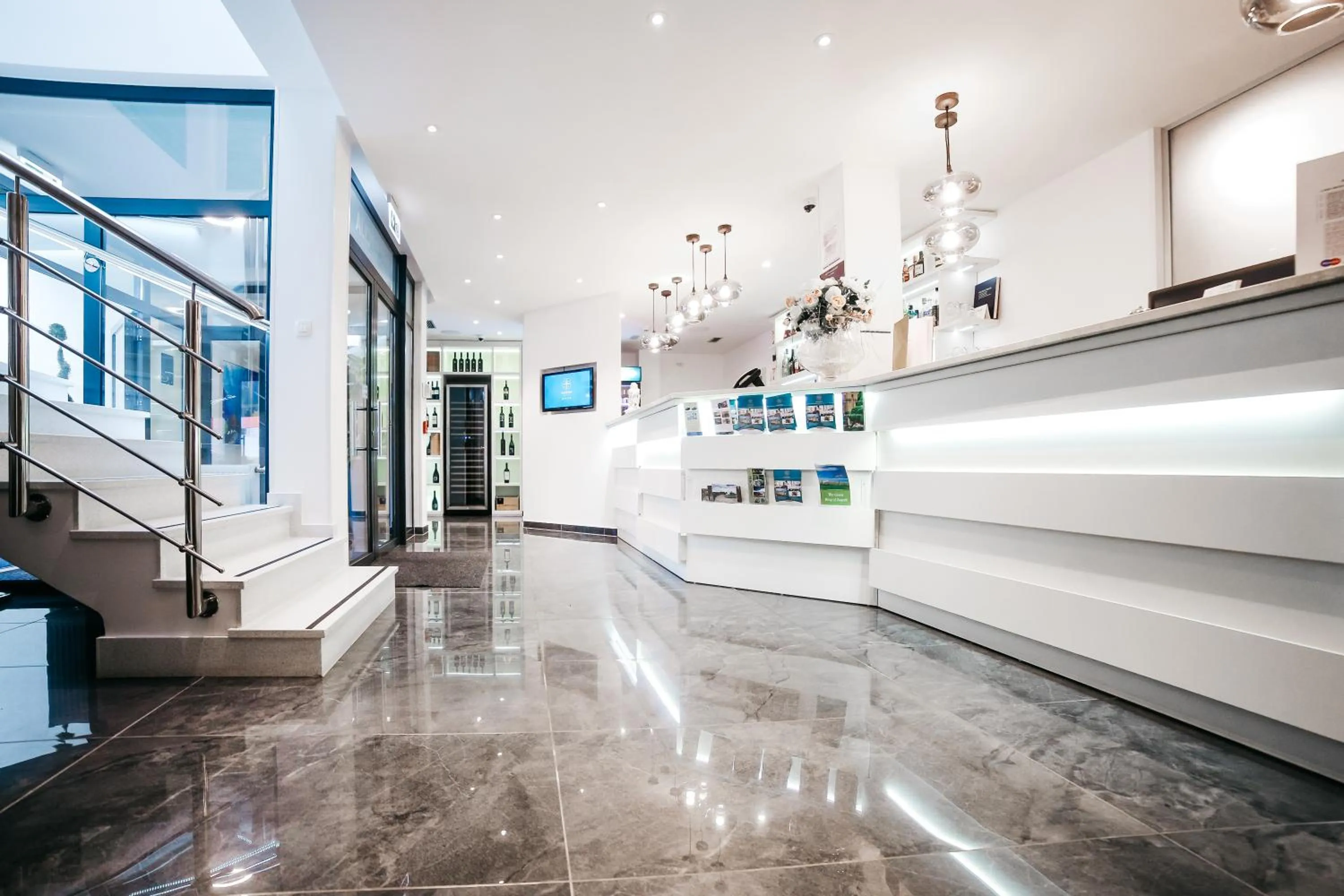 Lobby or reception in Hotel Santiny