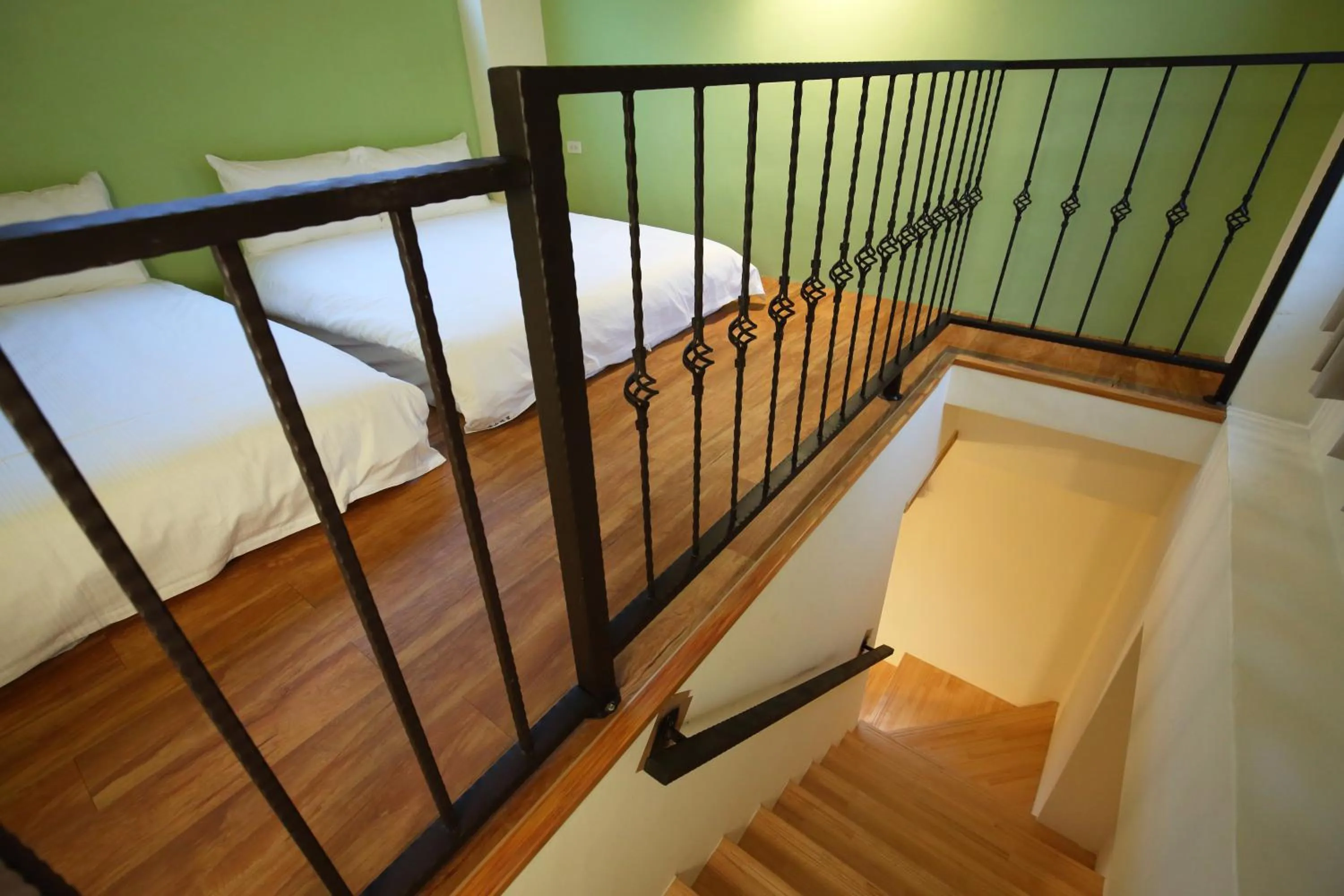 Bed in Taroko Mountain View B&B