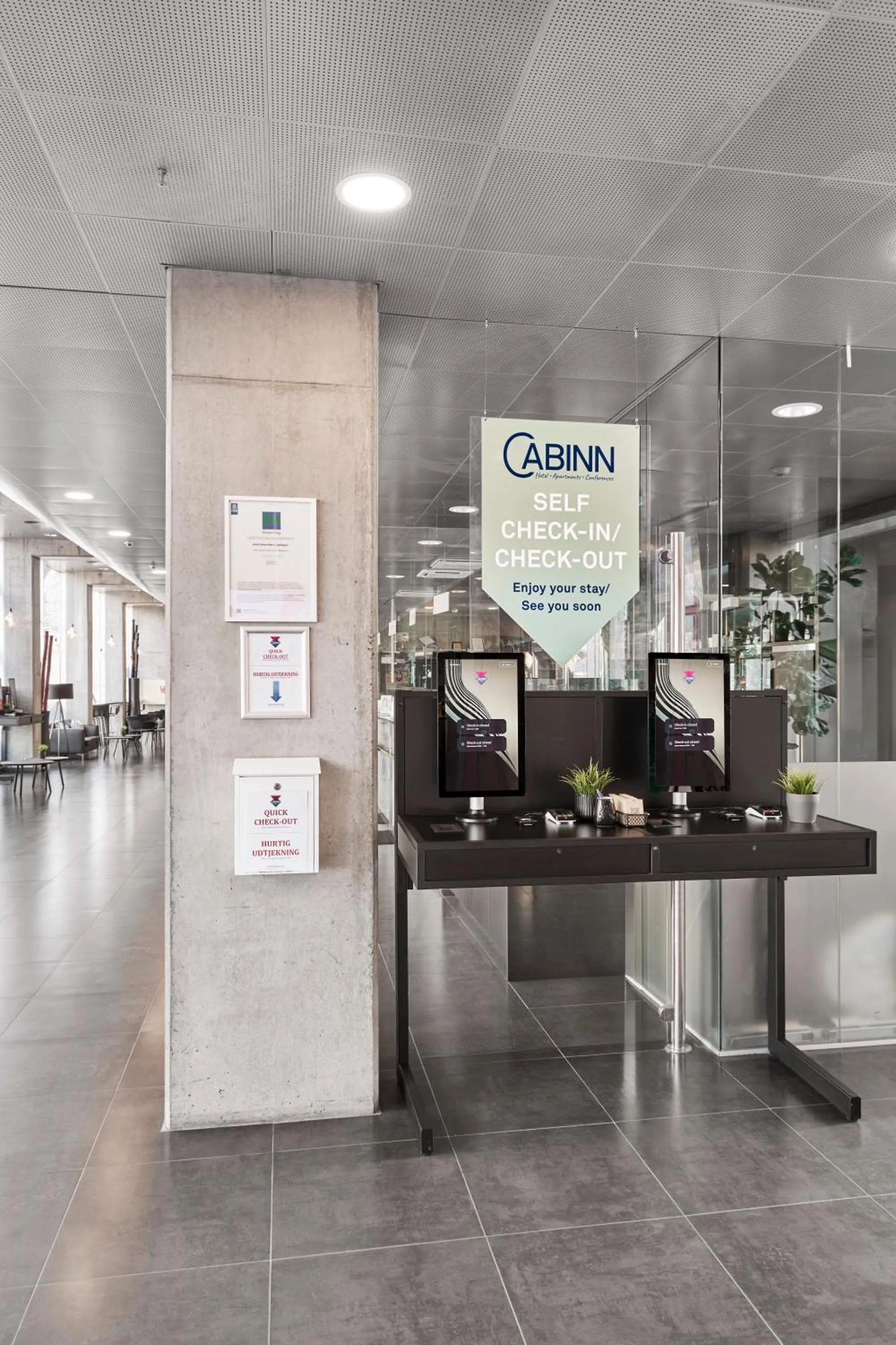 Lobby or reception in Cabinn Metro