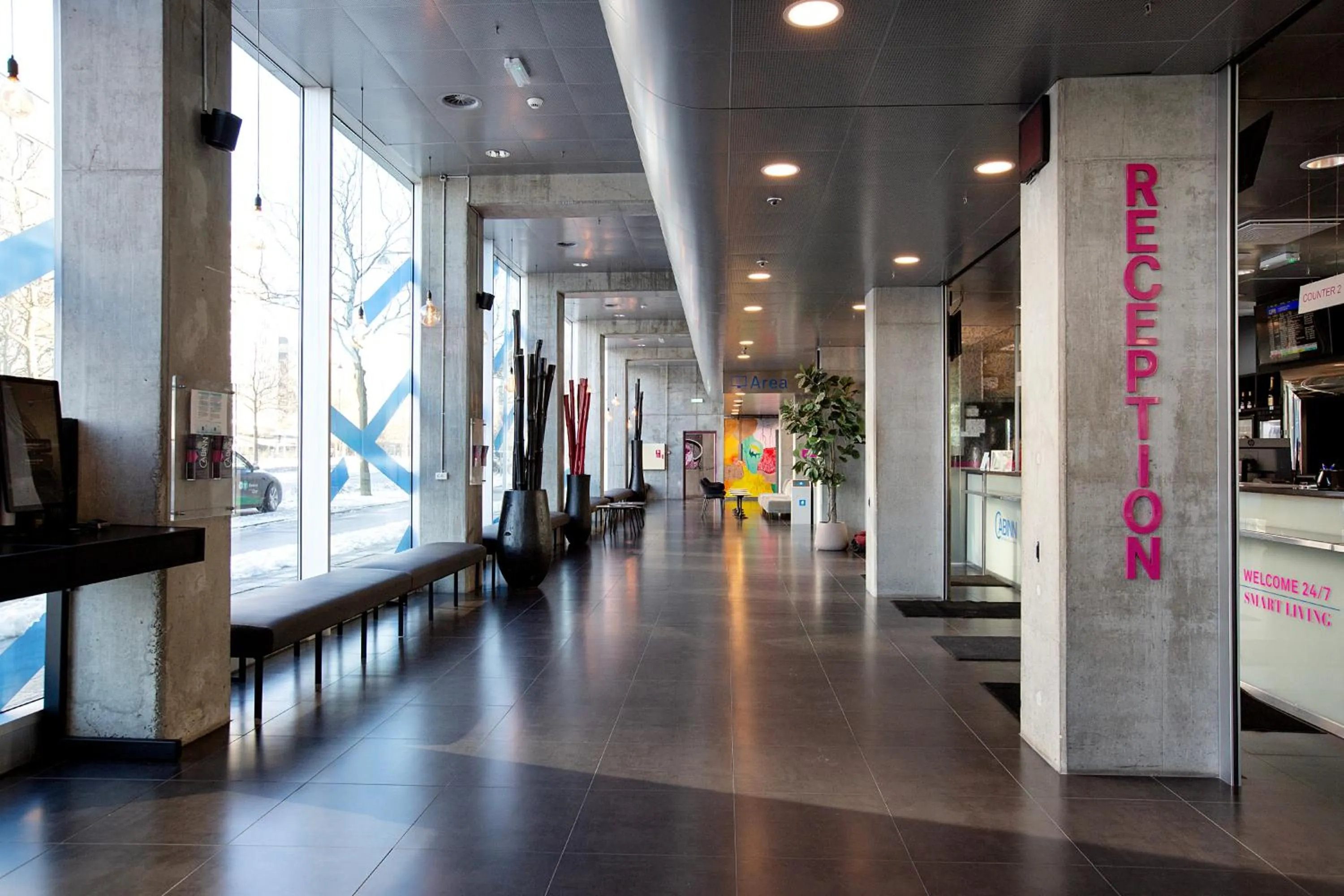 Lobby or reception in Cabinn Metro