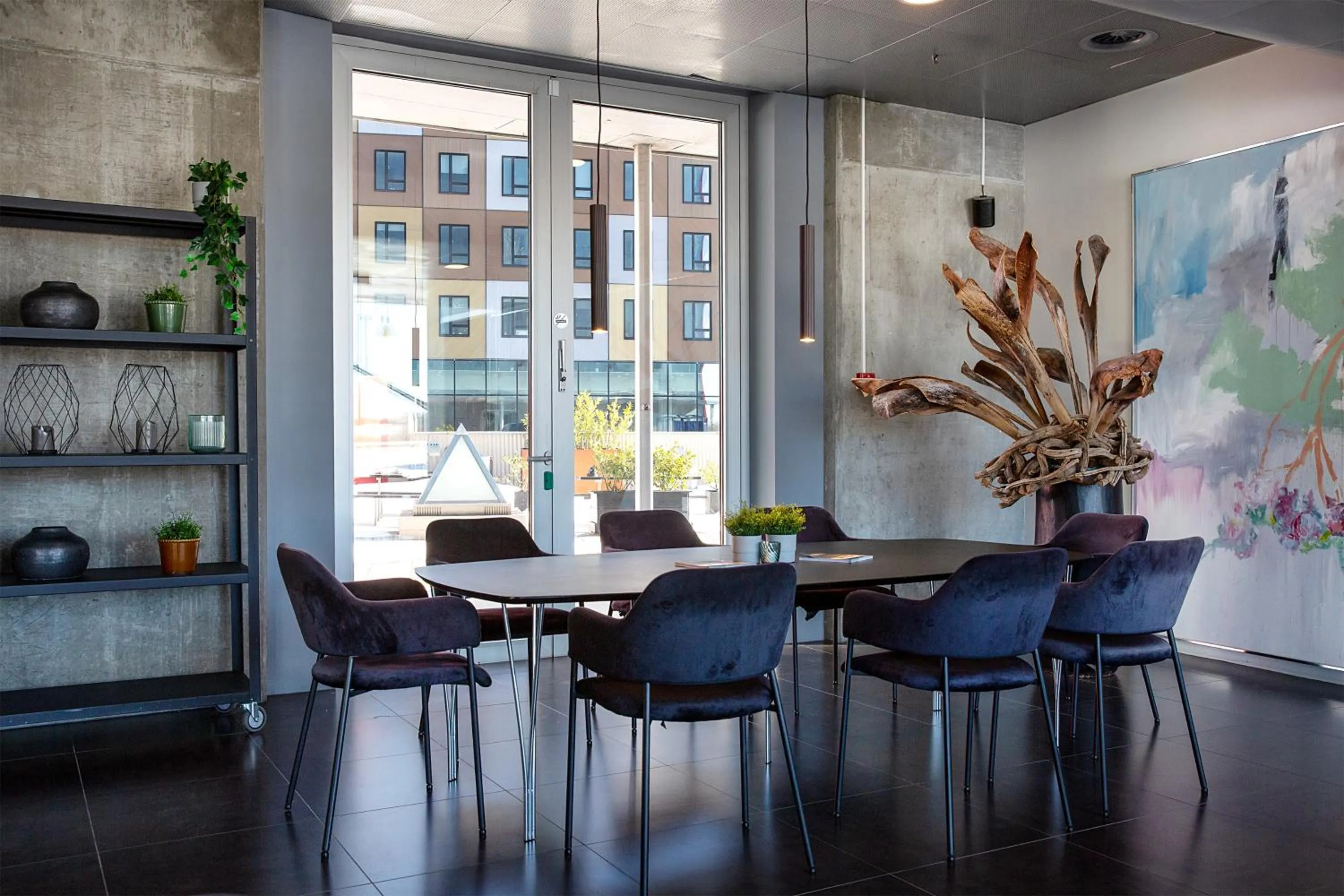 Communal lounge/ TV room in Cabinn Metro