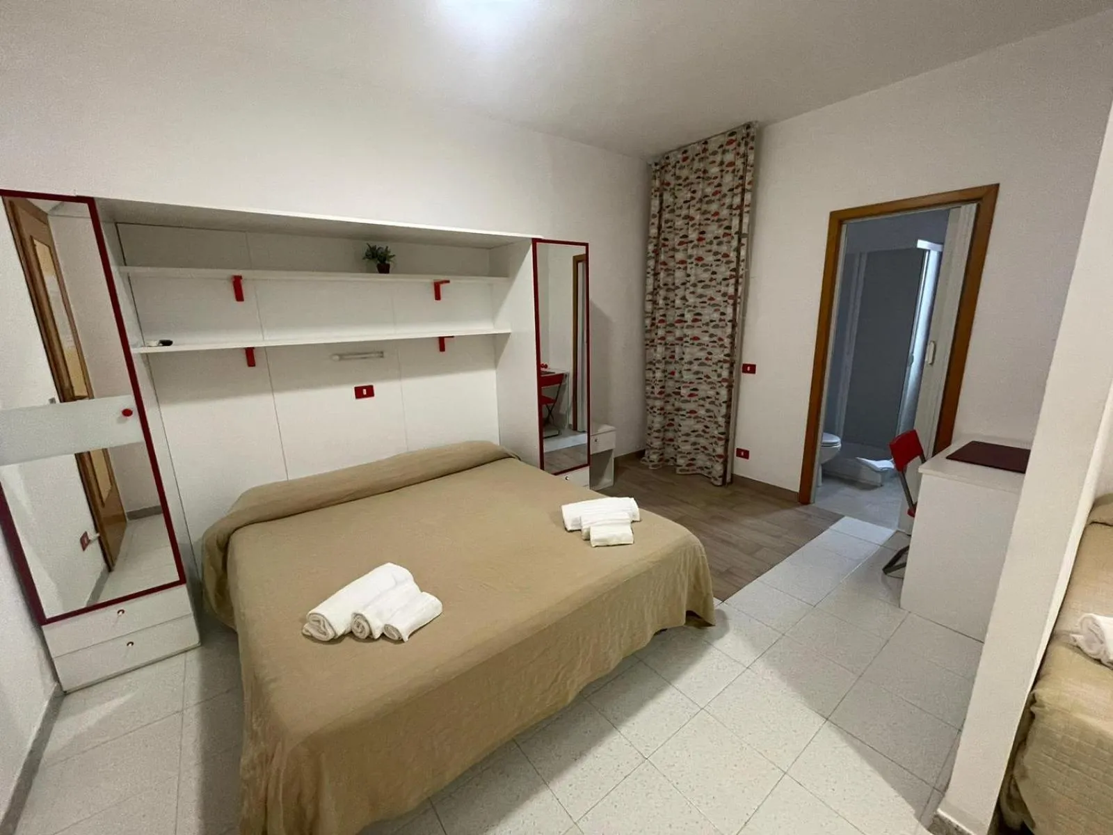 Bed in Hotel Villa Susy