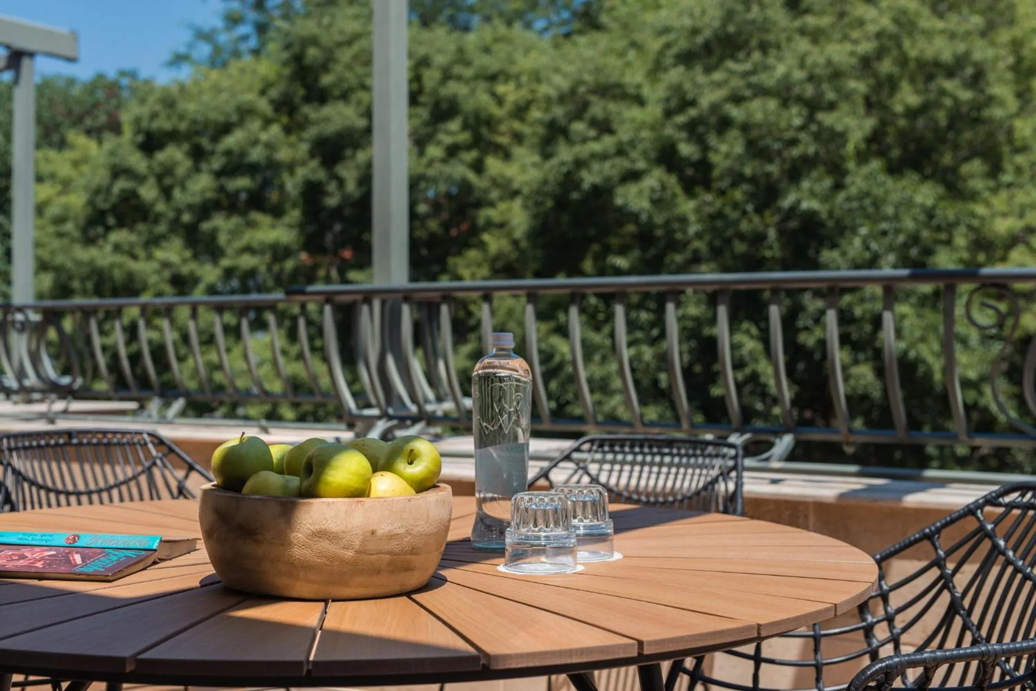 Patio in Blu Bay Hotel Sozopol