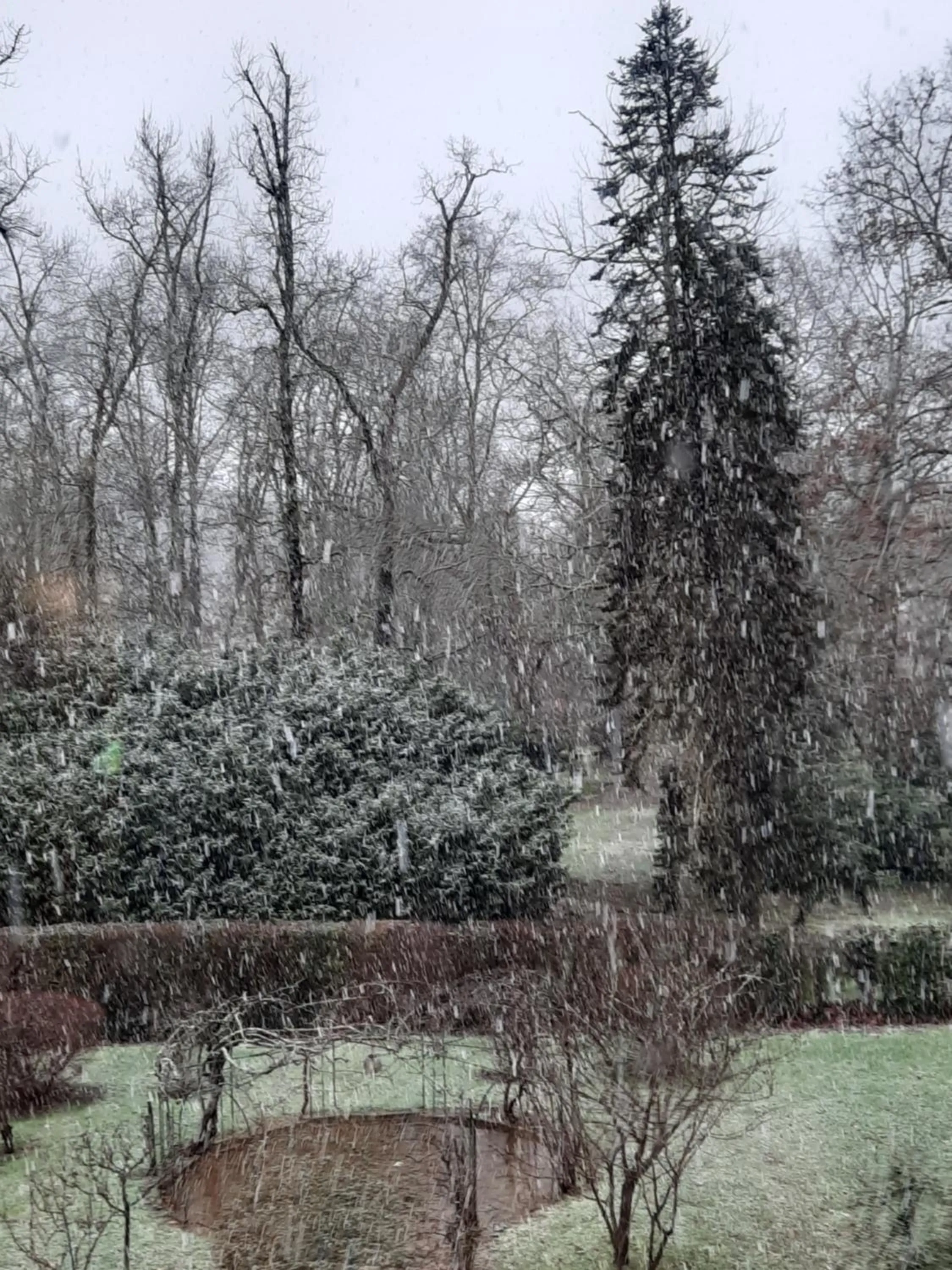 Winter in Hostellerie de La Roseraie