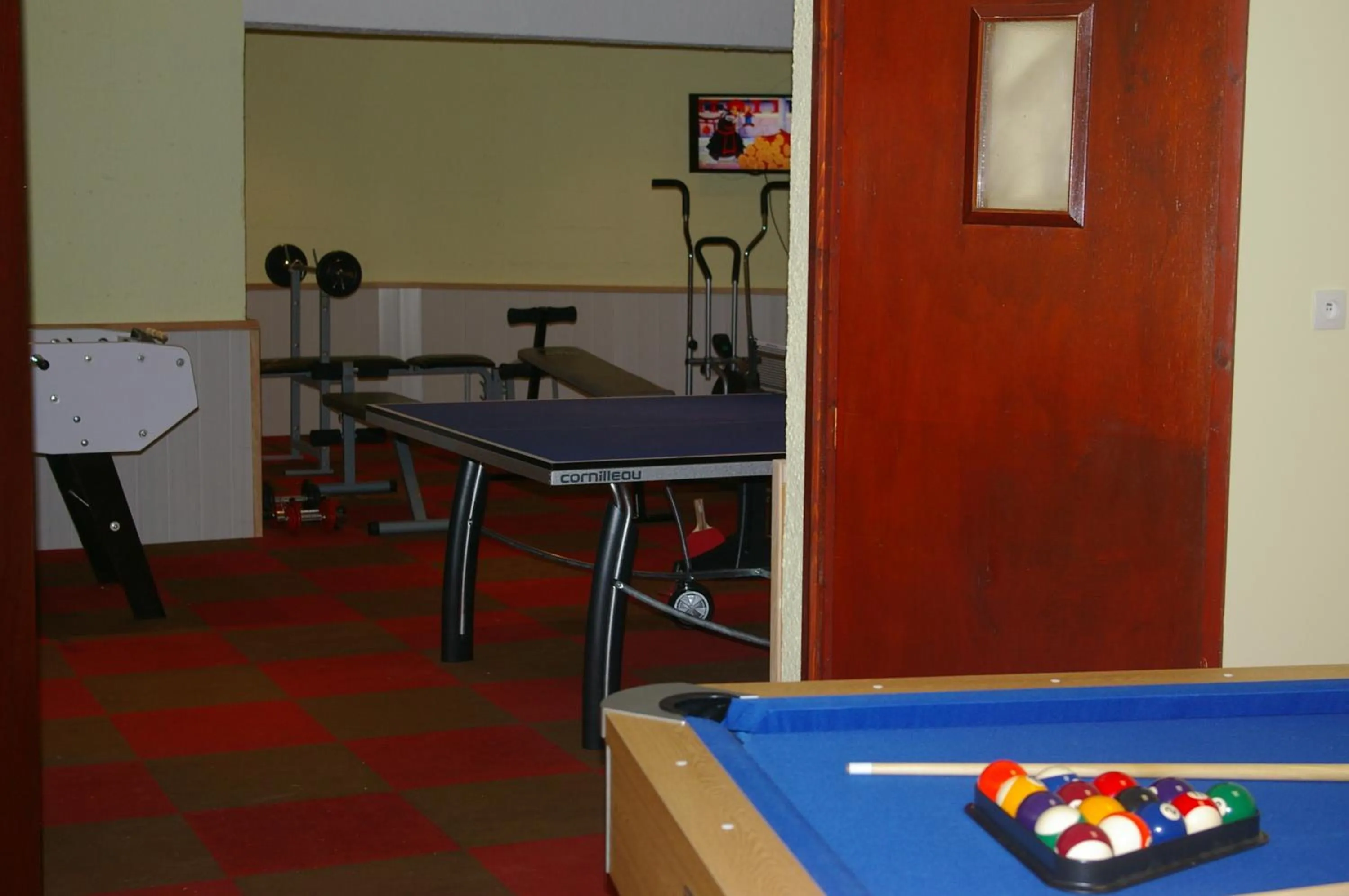 Fitness centre/facilities in Hostellerie de La Roseraie