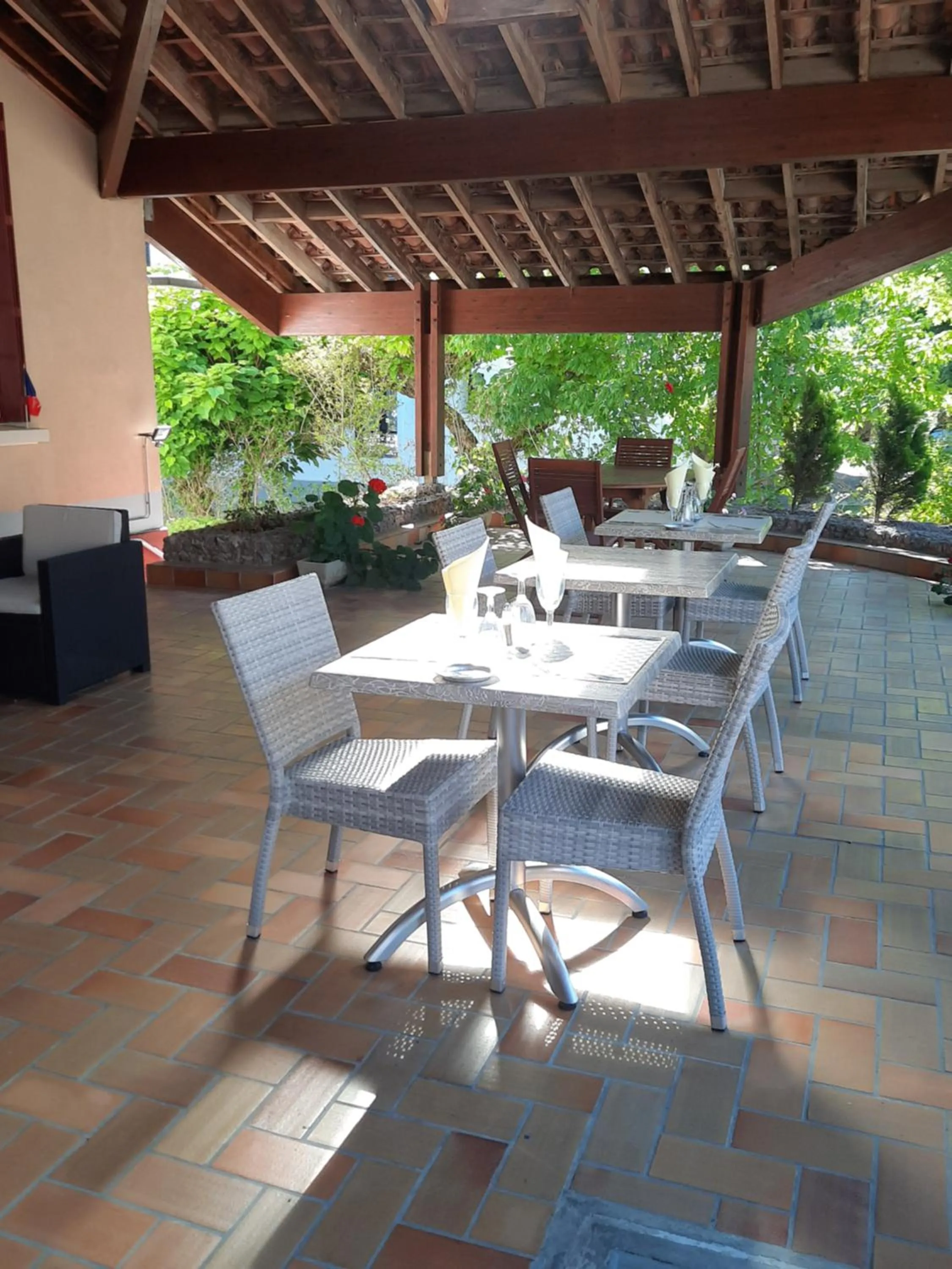 Balcony/Terrace in Hostellerie de La Roseraie